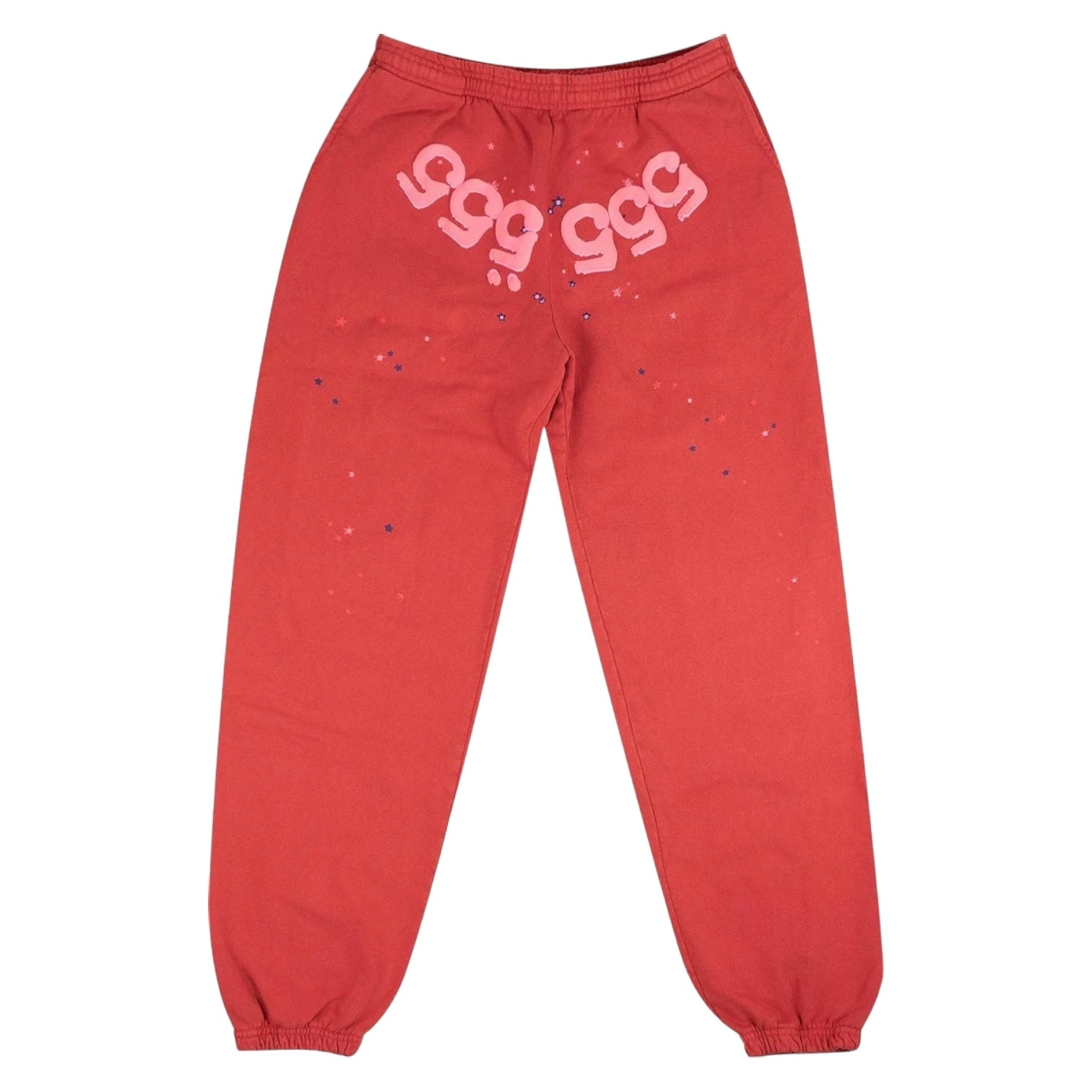 Sp5der Number 555 Sweatpants Red