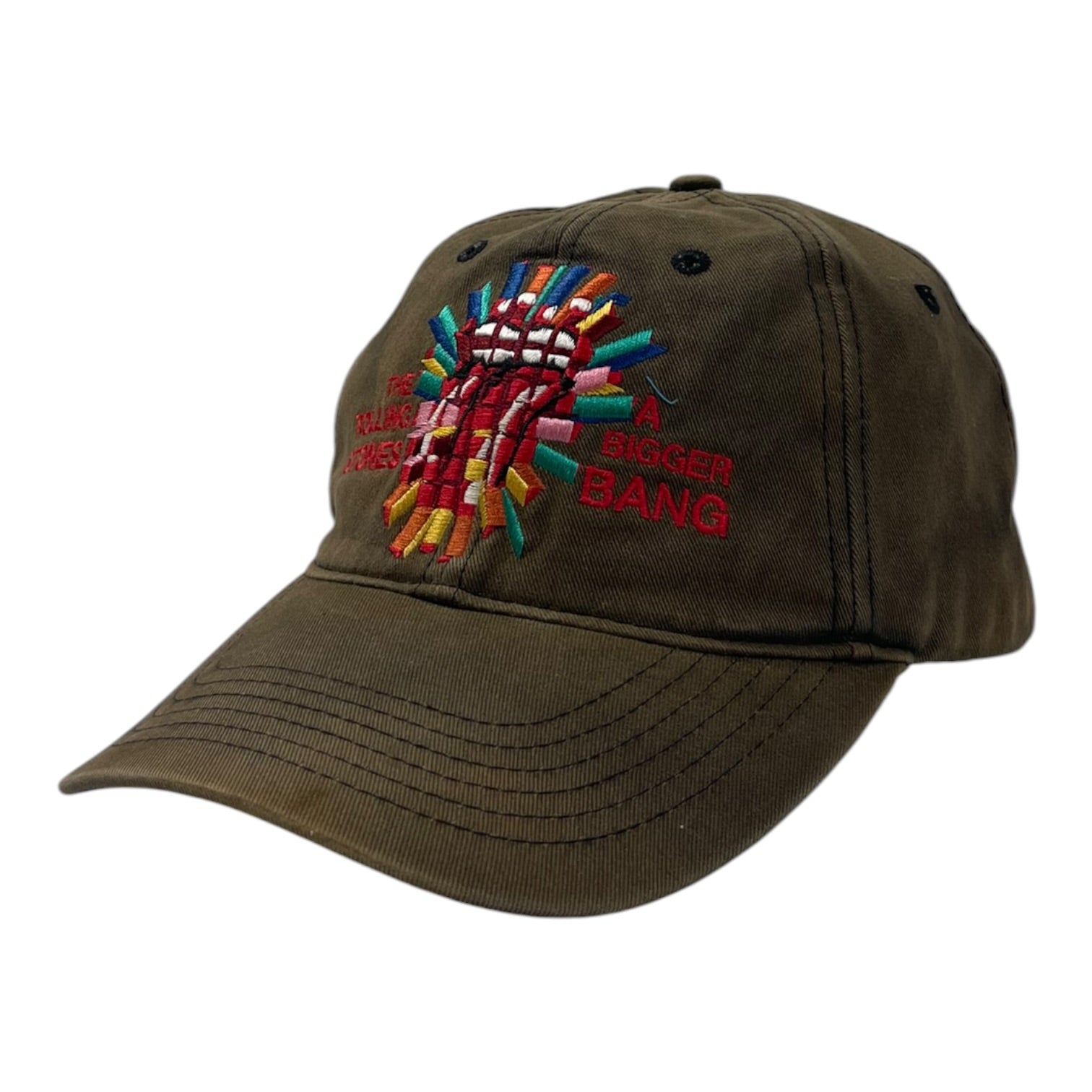 Vintage Rolling Stones ‘A Bigger Bang’ Strap Back Hat Brown