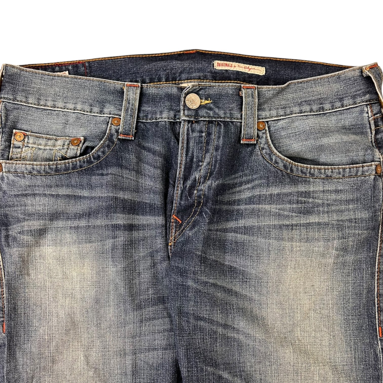 Vintage Y2K True Religion Jeans Washed Blue