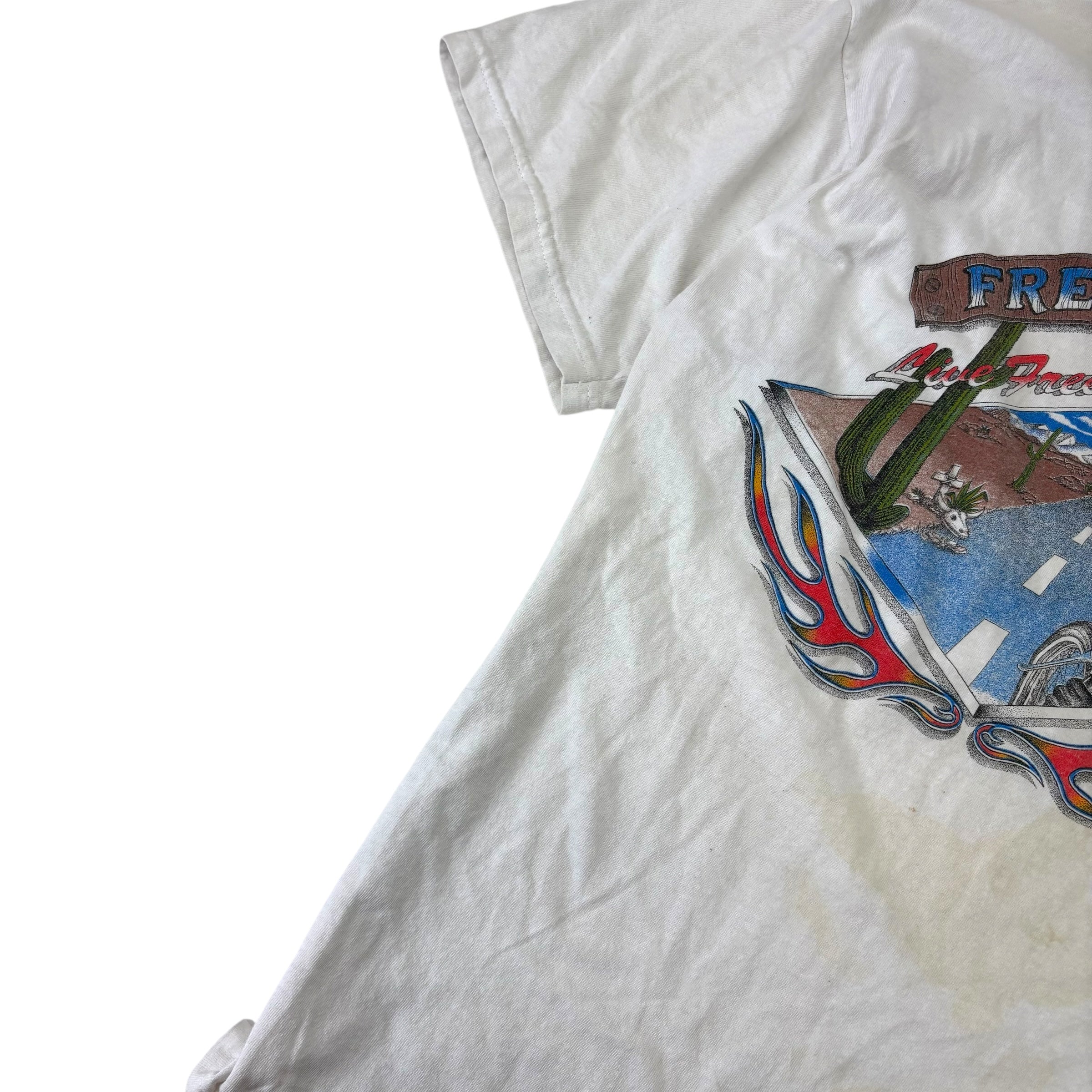 Vintage Free Spirit Tee White