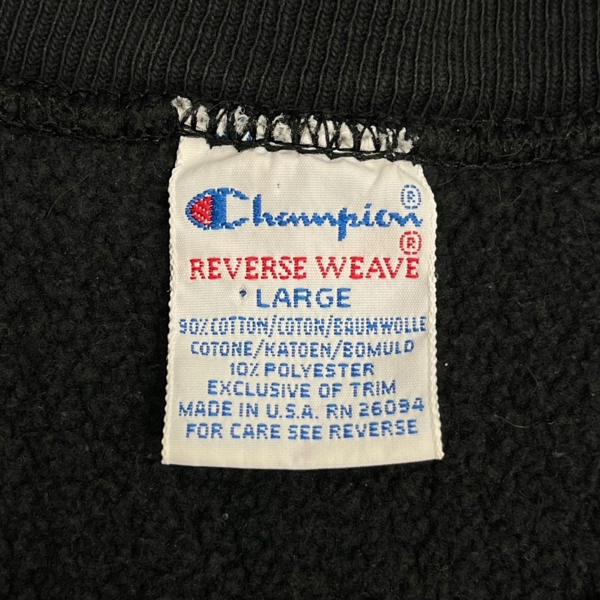 Vintage Champion San Francisco Giants Crewneck Black