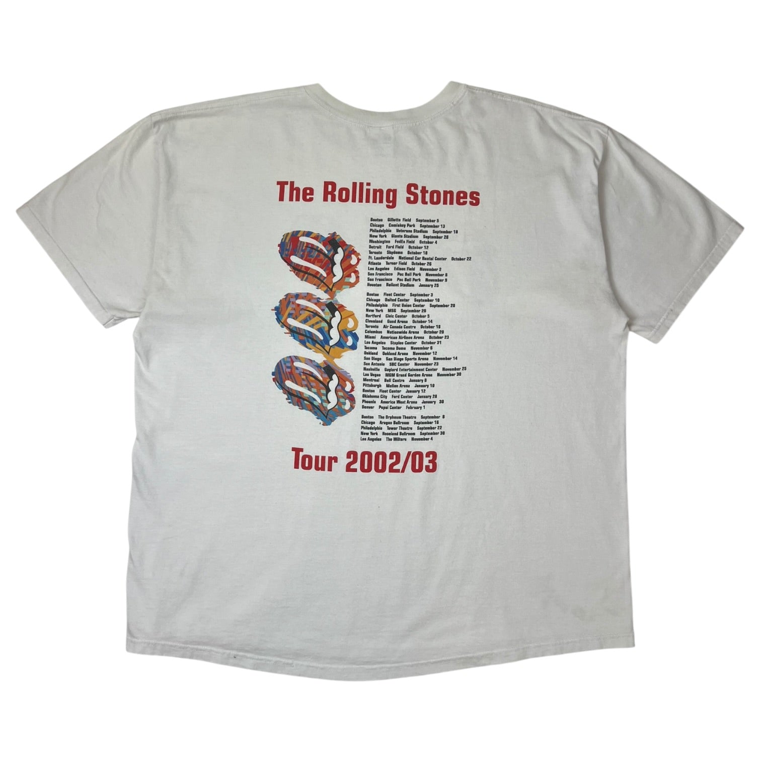 Vintage Rolling Stones “Licks” World Tour T-Shirt White