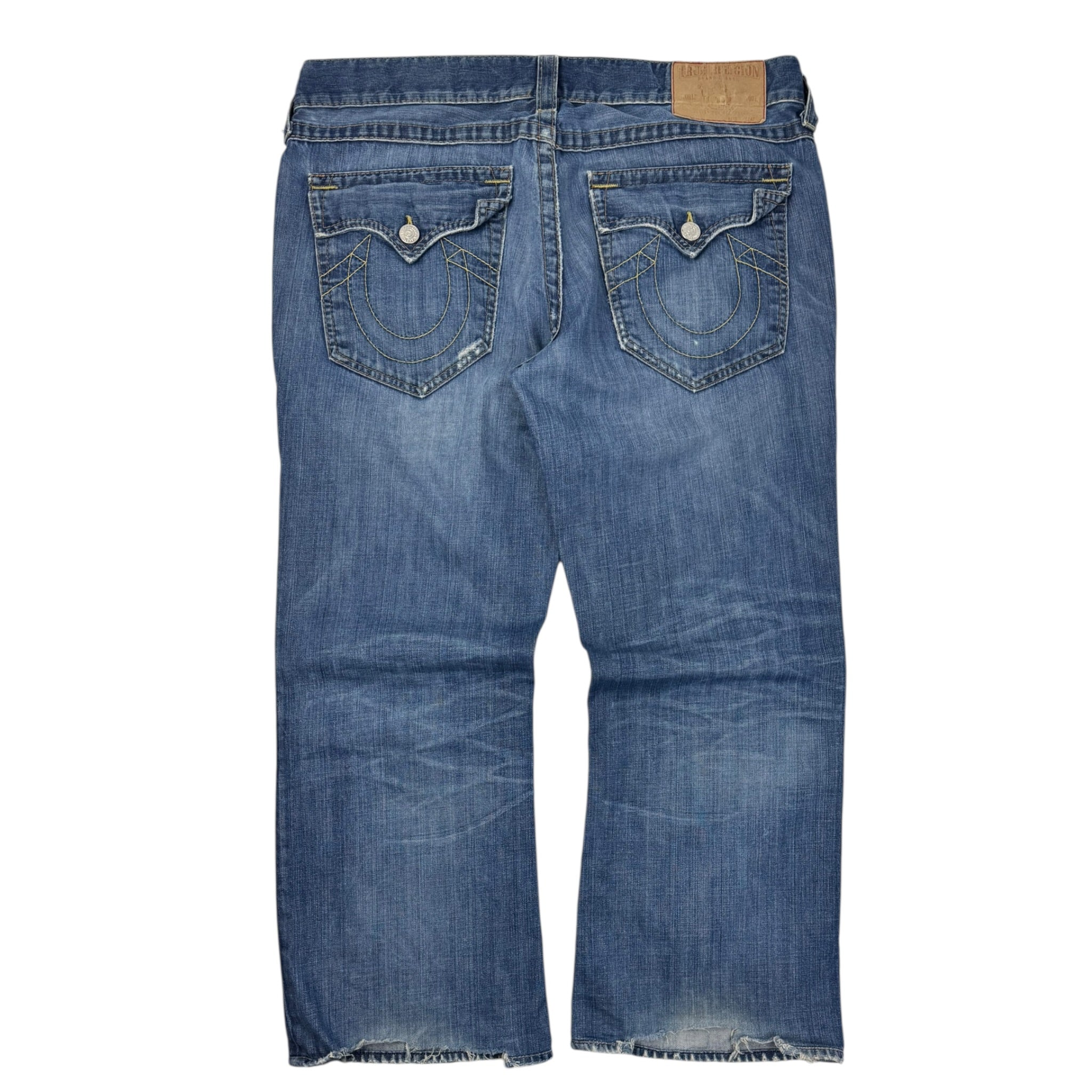 Vintage Y2K True Religion Wide Leg Light Wash Pants