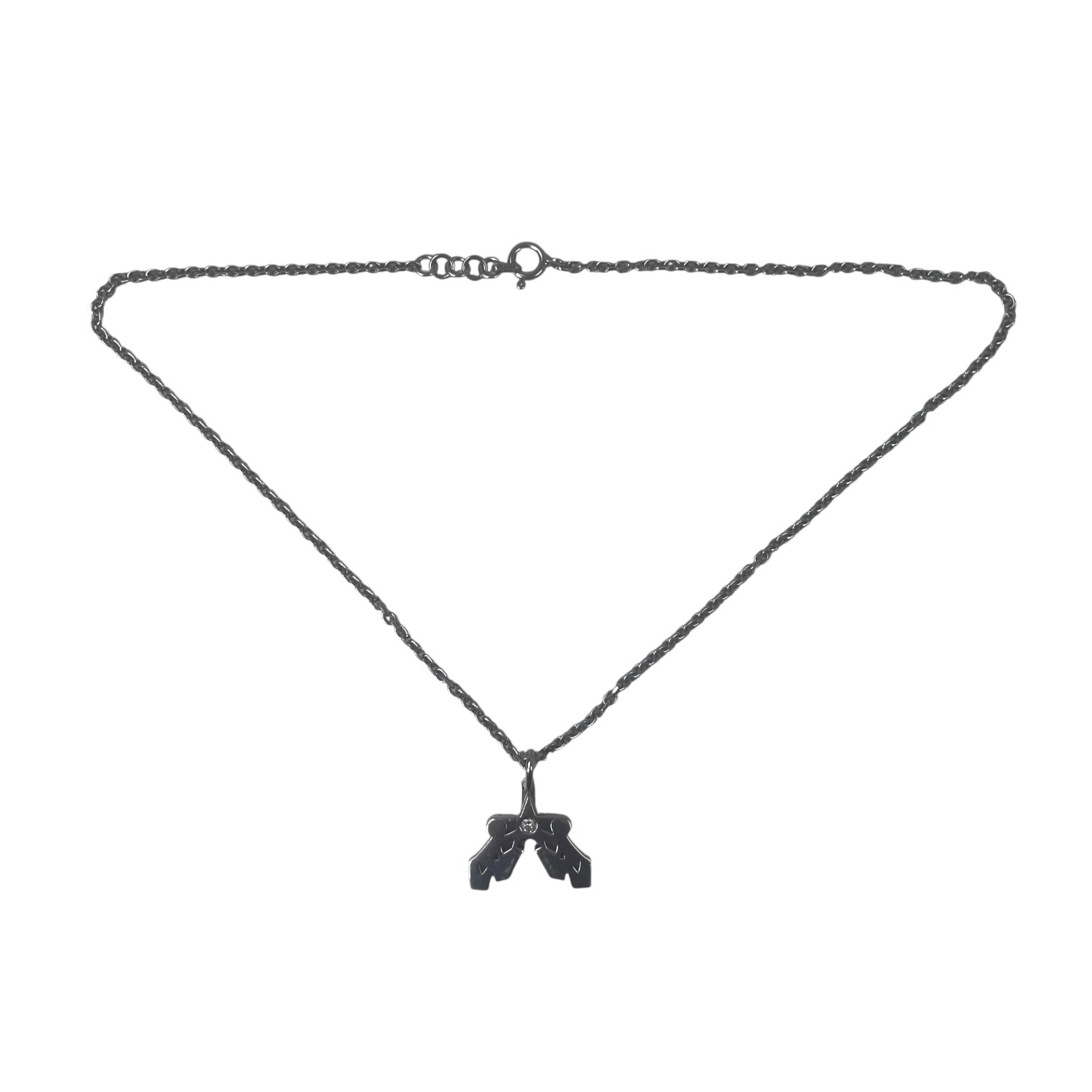 Homer Hammer Man Pendant Silver