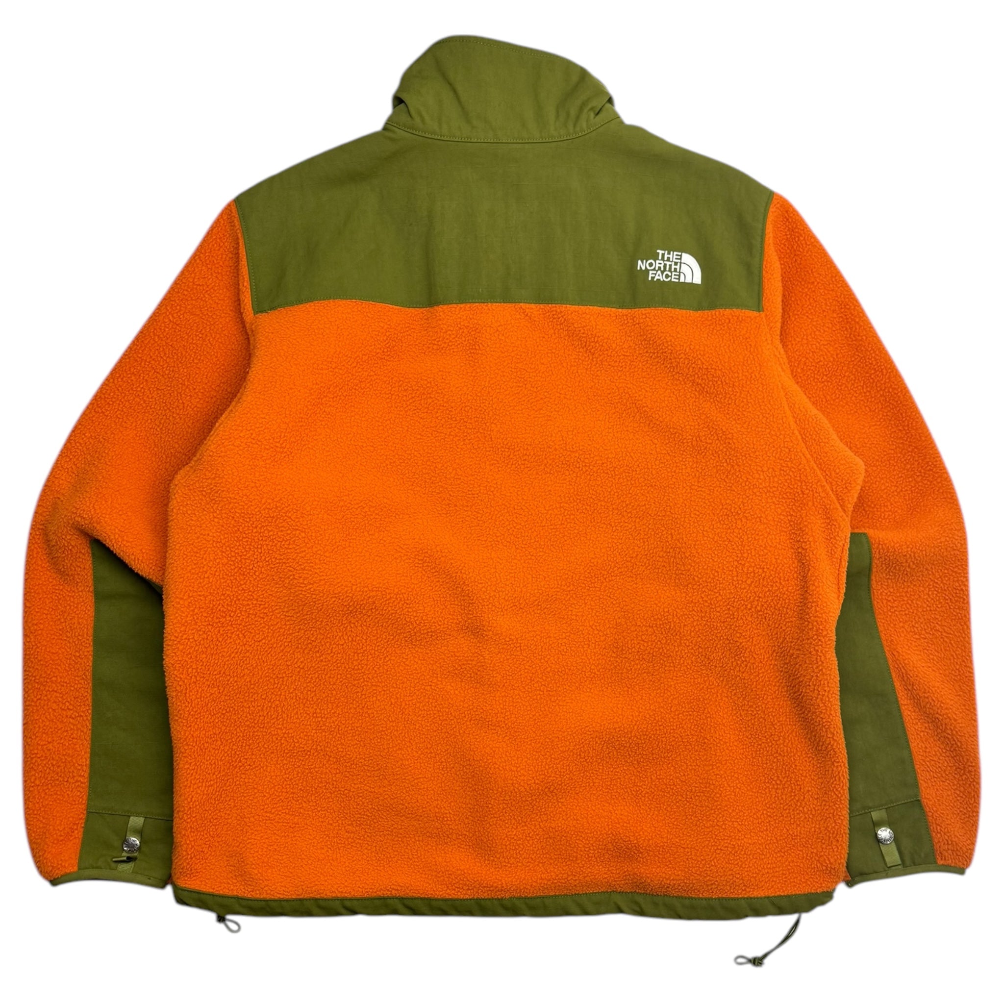 The North Face Denali Fleece Zip Jacket Orange/Green