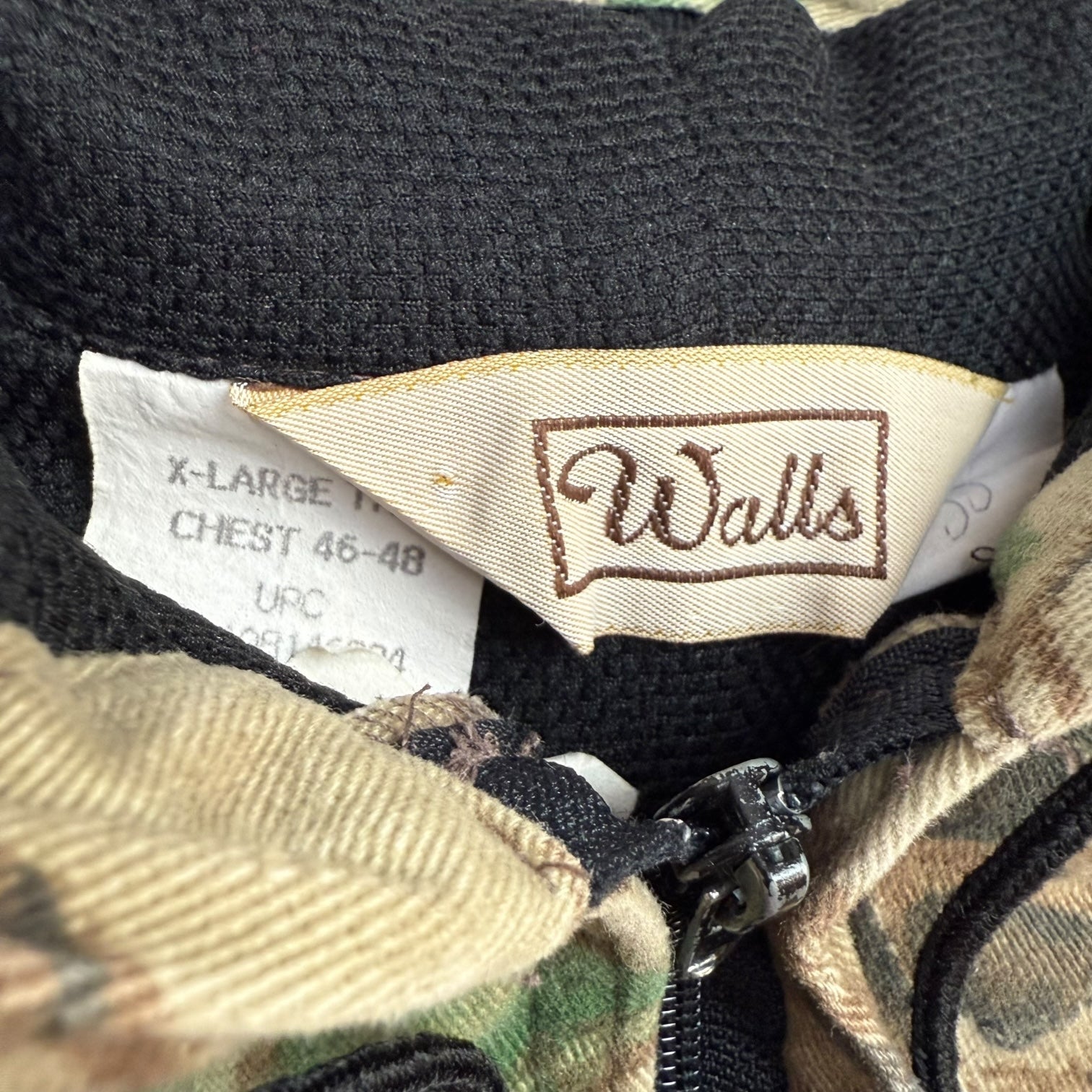 Vintage Real Tree Hooded Work Jacket Camo