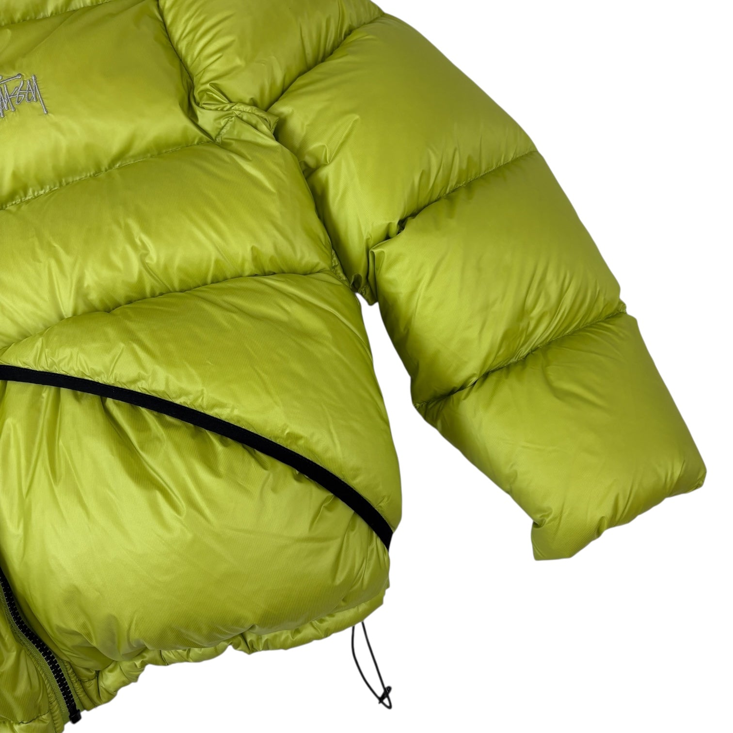 Stussy Nylon Down Puffer Jacket Neon
