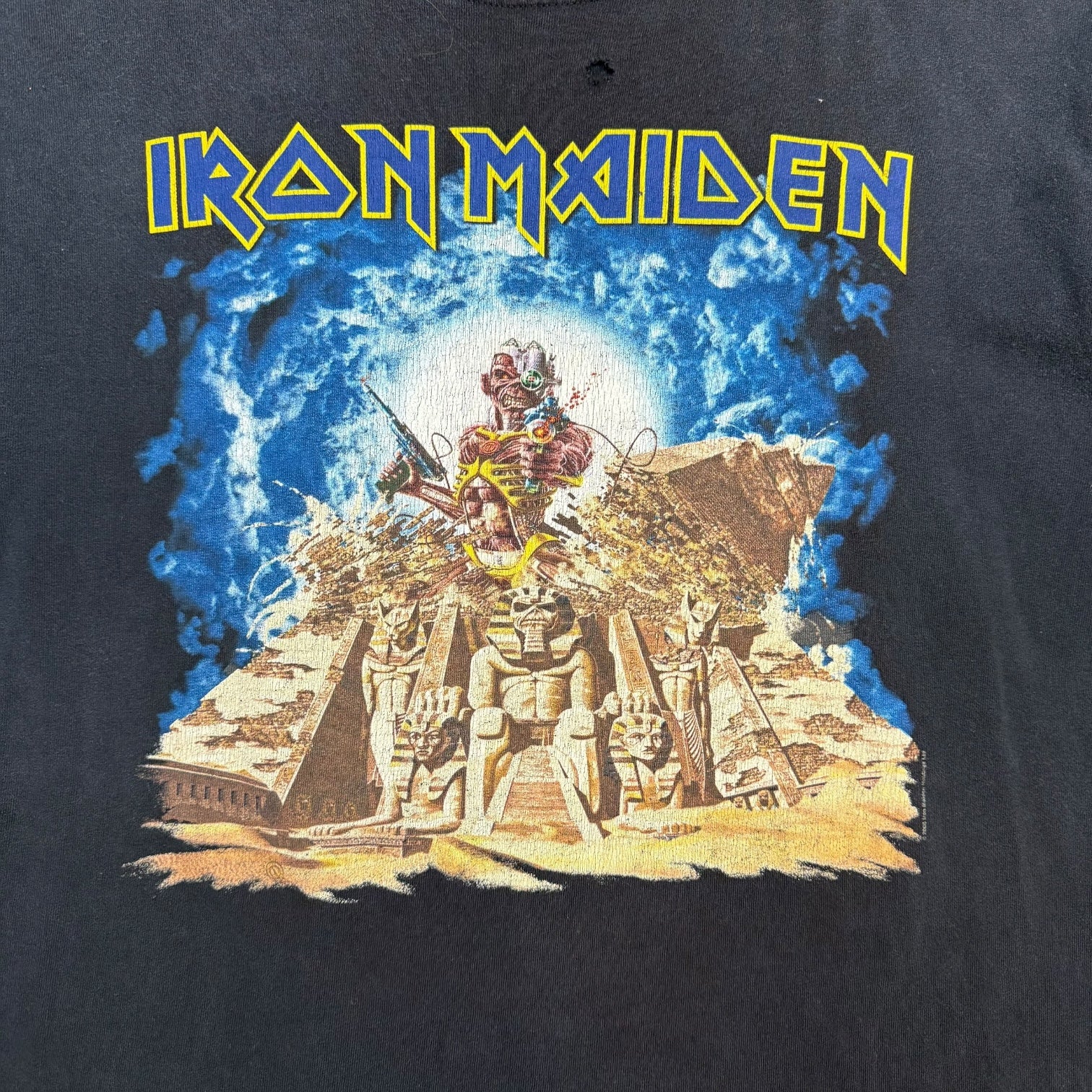 2008 Iron Maiden Somewhere Back In Time Tour Tee Black