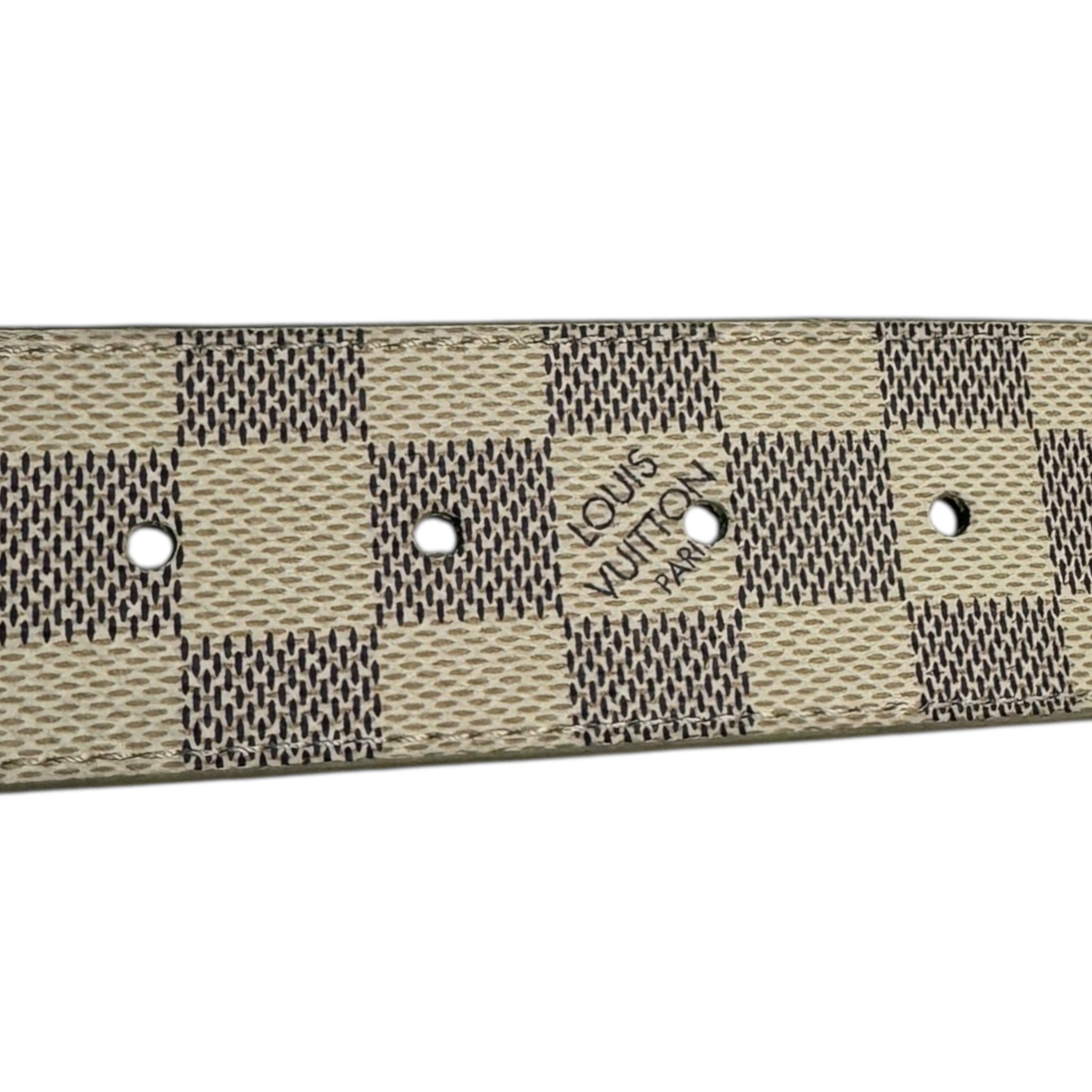 Louis Vuitton Initialed Belt Damier Azur