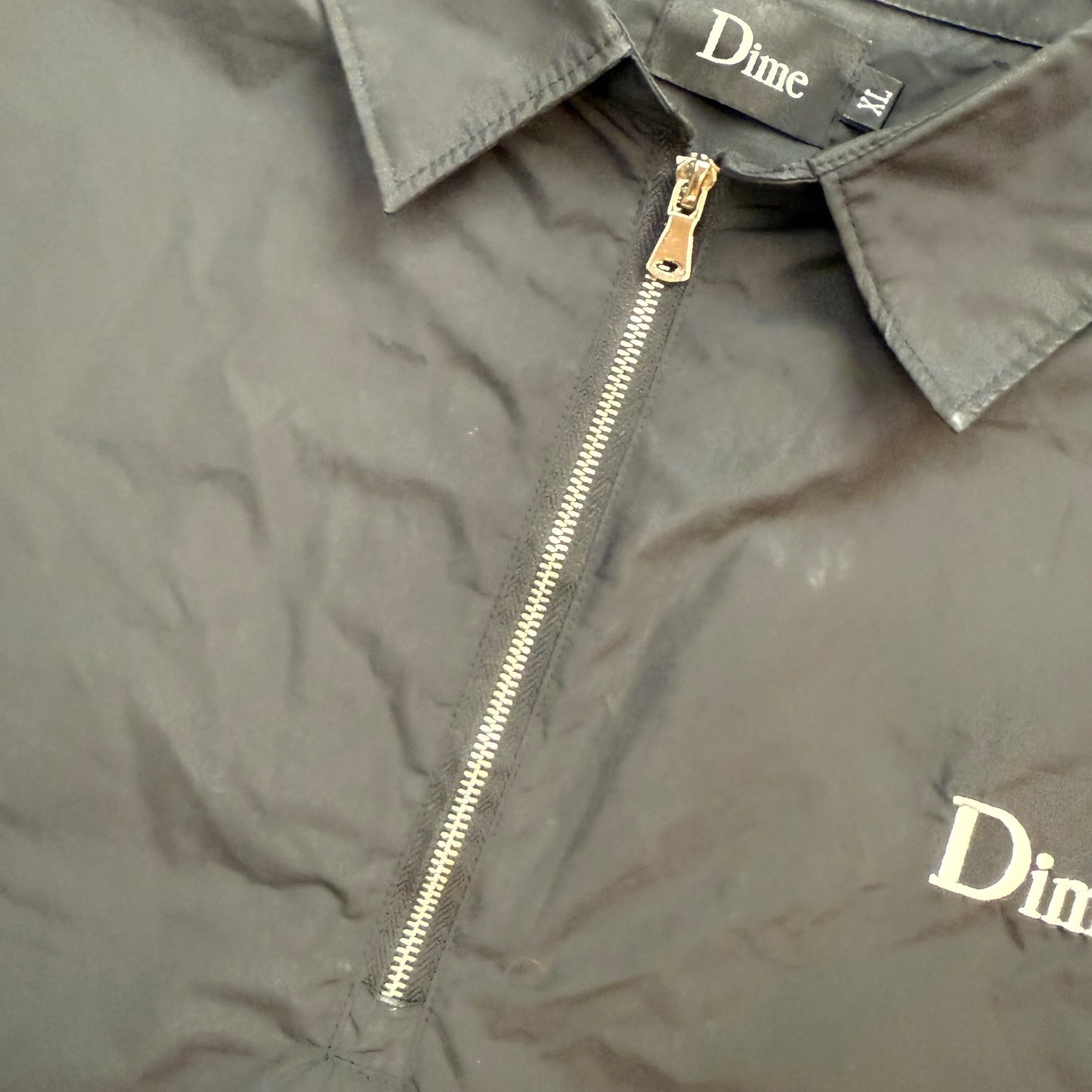Dime Quarter Zip Sweater Nylon Jacket