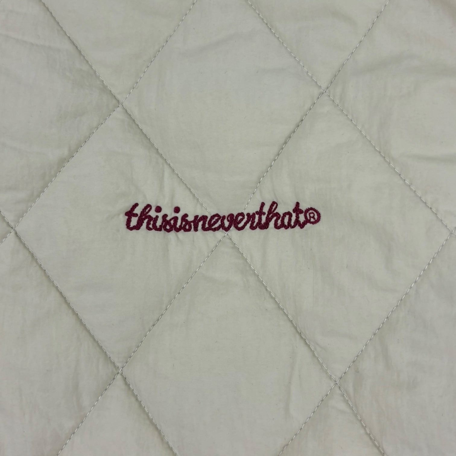 Thisneverthat Edelweiss Quilted Jacket Ivory