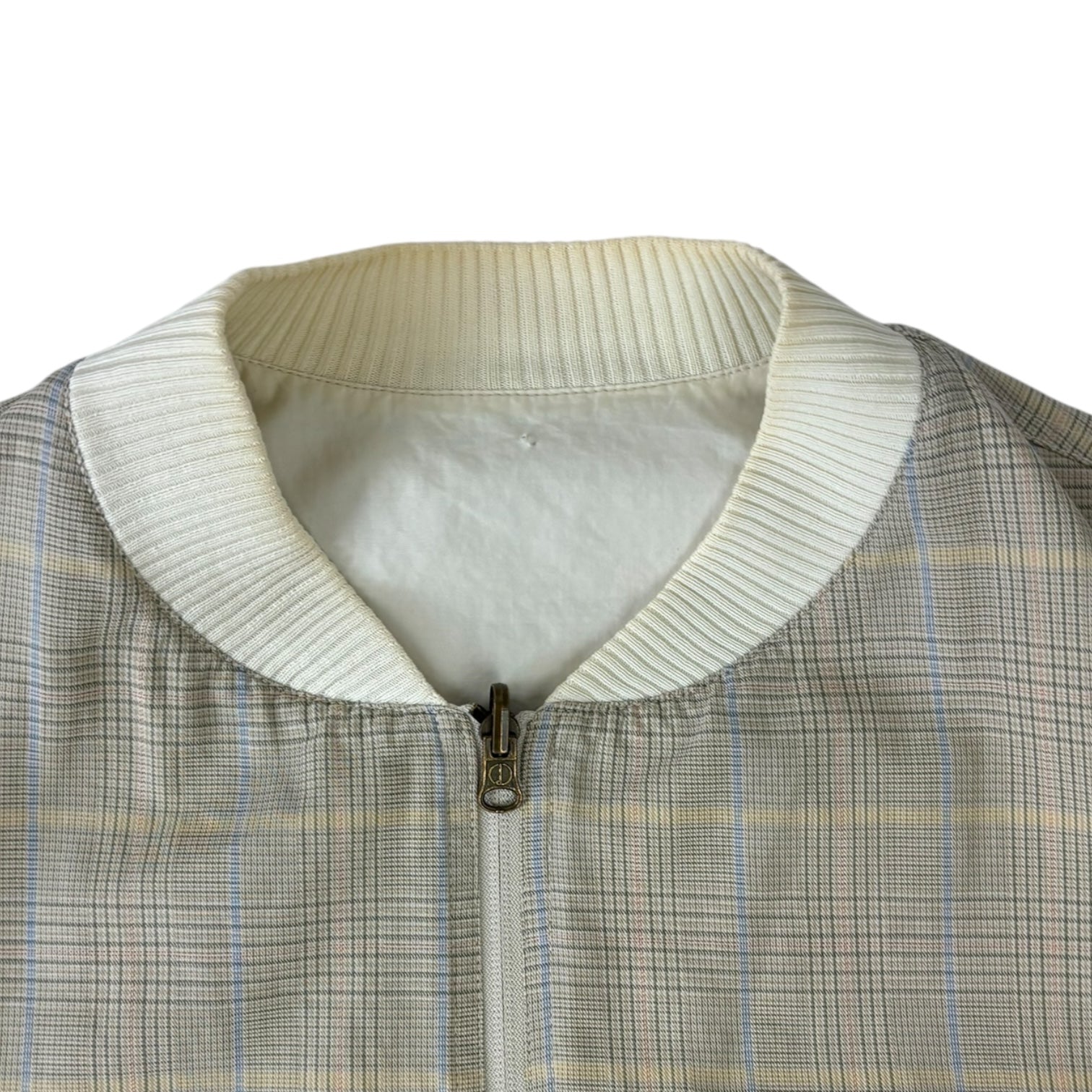 Vintage Dunhill Reversible Plaid Bomber Jacket