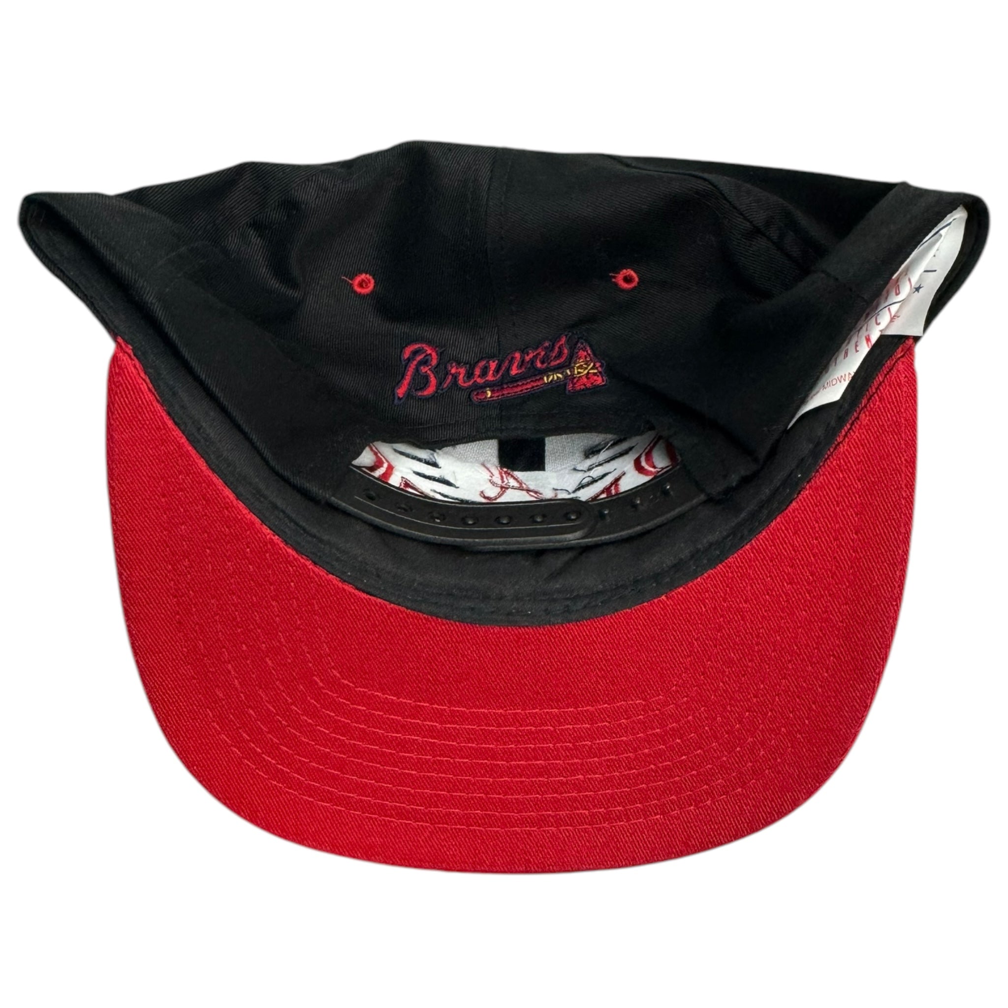 Vintage Atlanta Braves Crest Logo Snapback Hat