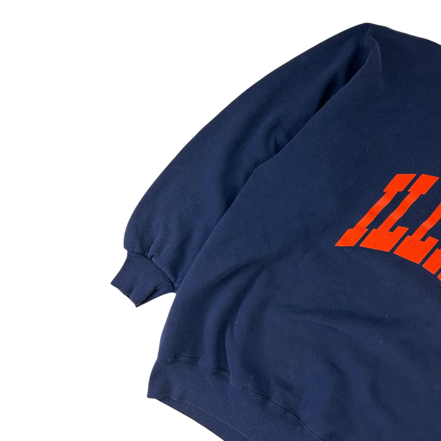 Vintage Illinois Crewneck Sweater Navy