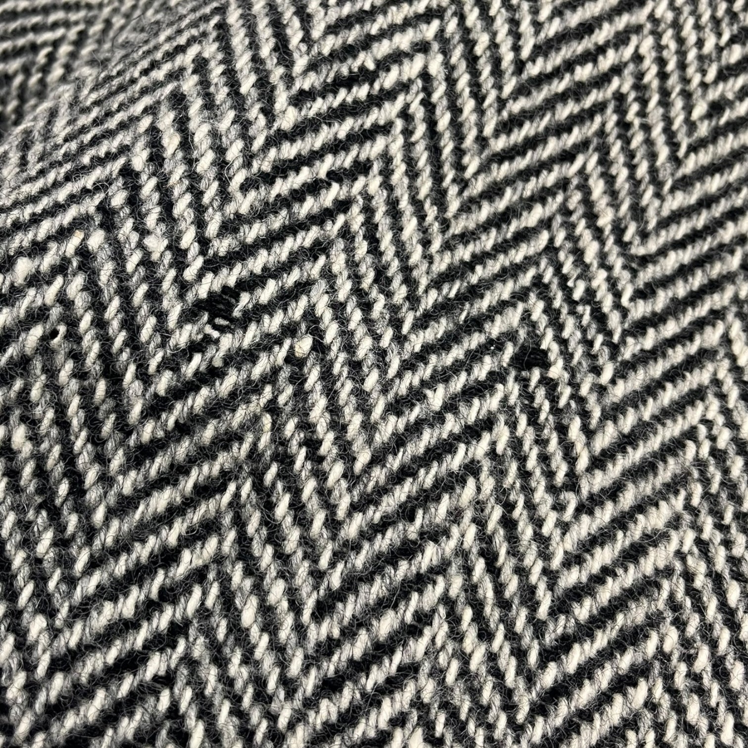 Vintage Burberrys Herringbone Wool Bomber Jacket