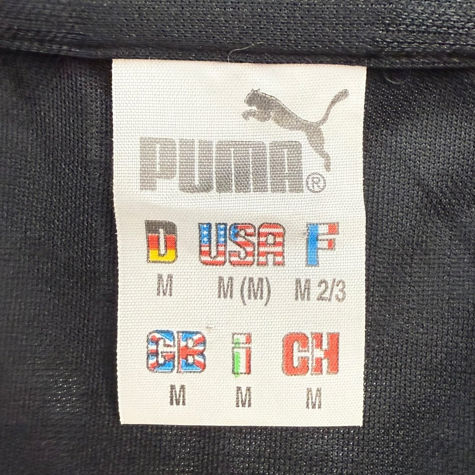 Vintage Puma Street Soccer Jersey Black/White