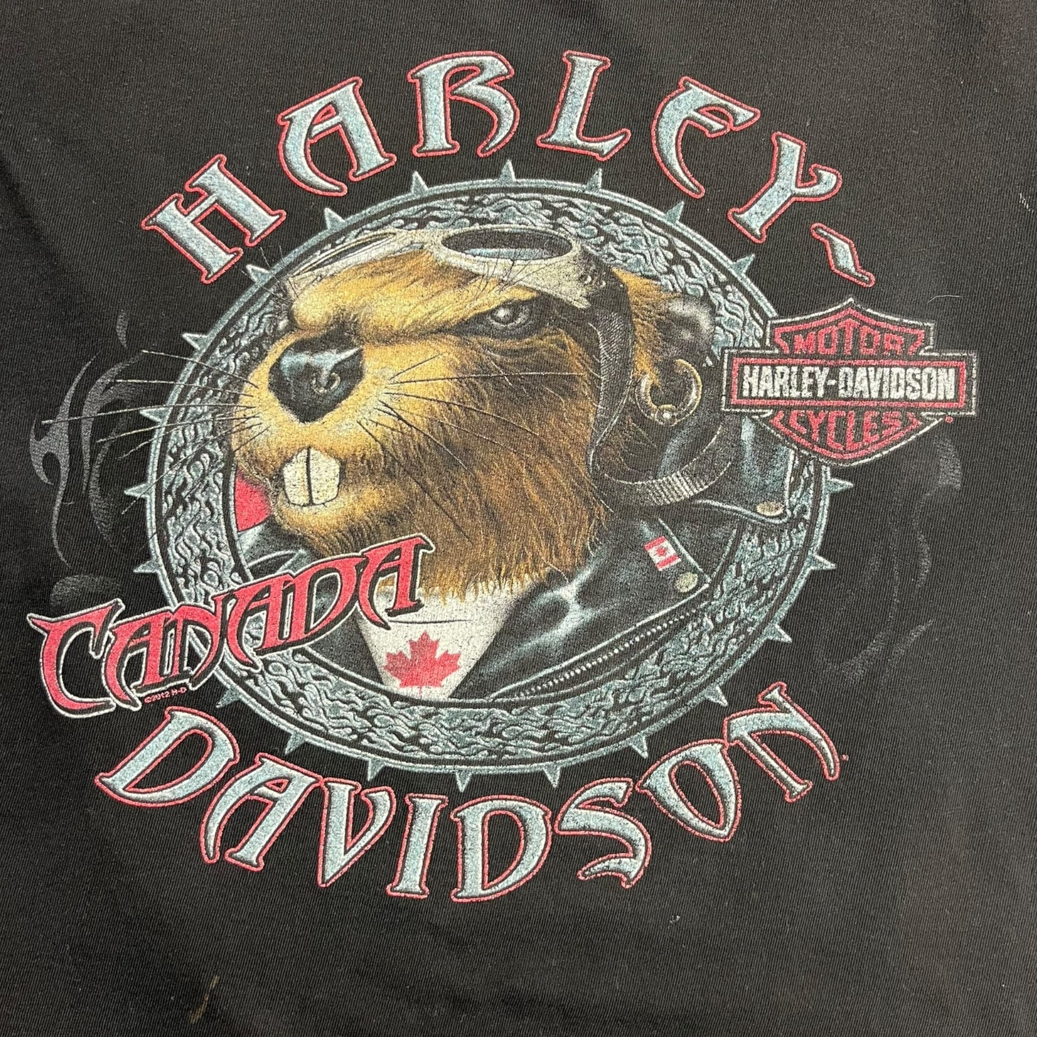 Harley Davidson Lethbridge Alberta Beaver T-Shirt