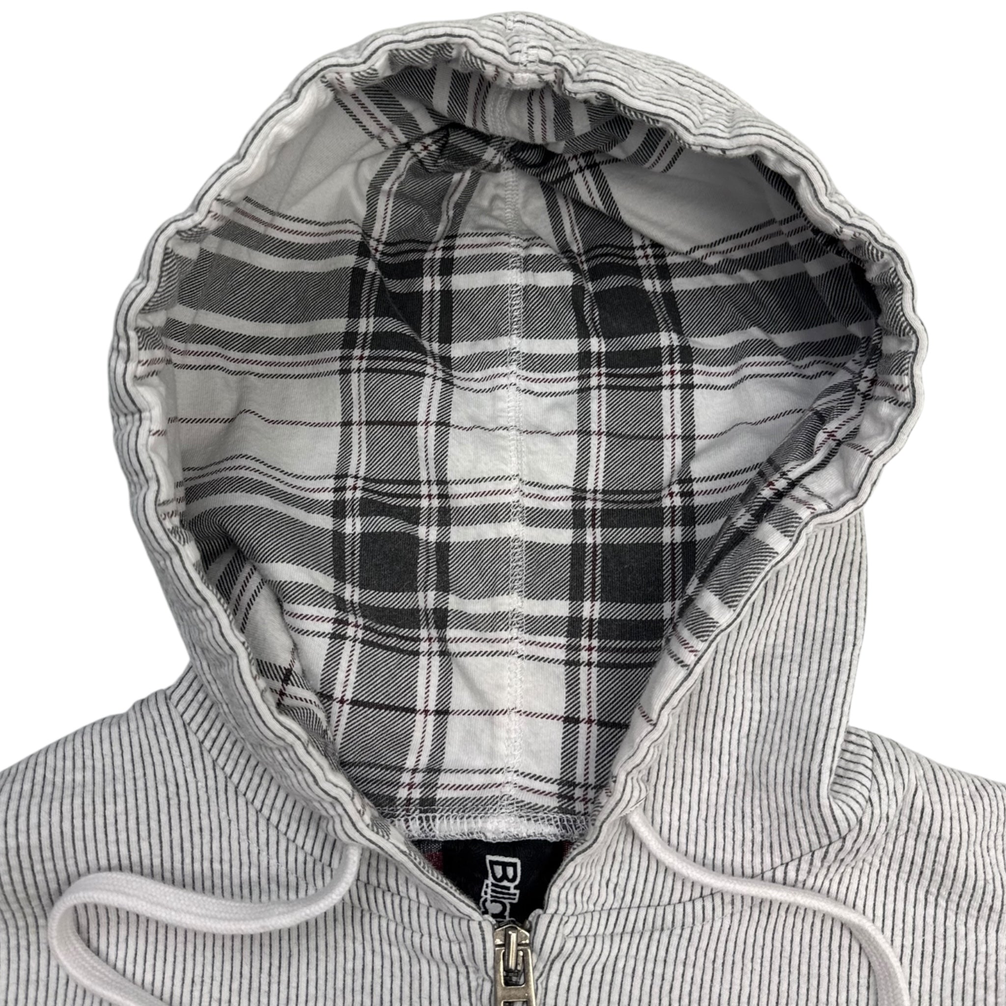 Y2K Billabong Tartan Surf Zip Up Hoodie