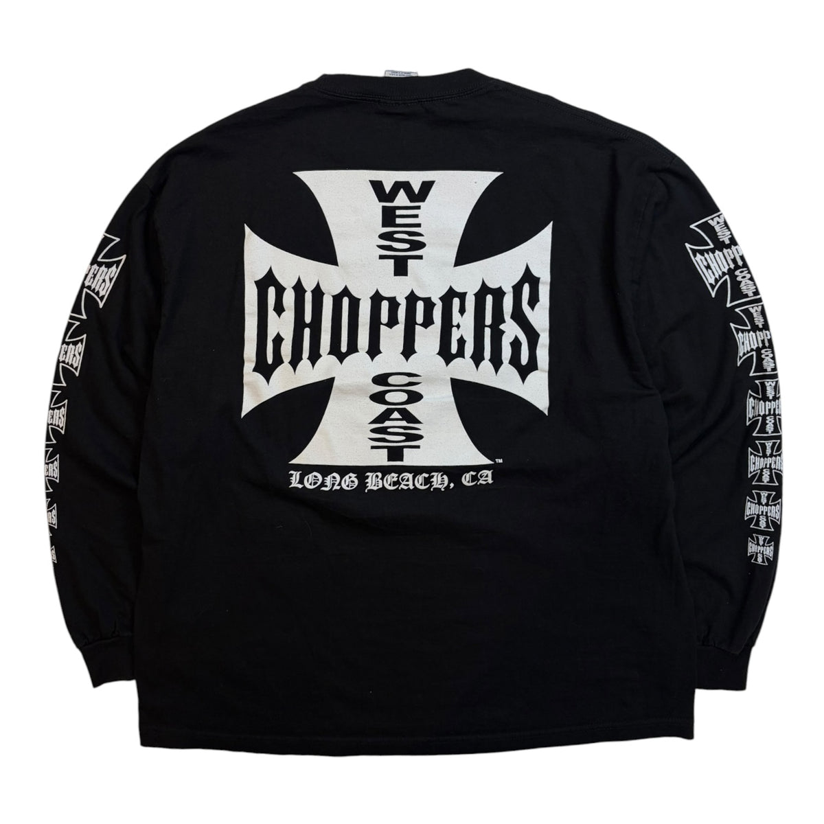 Vintage West Coast Choppers Iron Cross Long-Sleeve Black