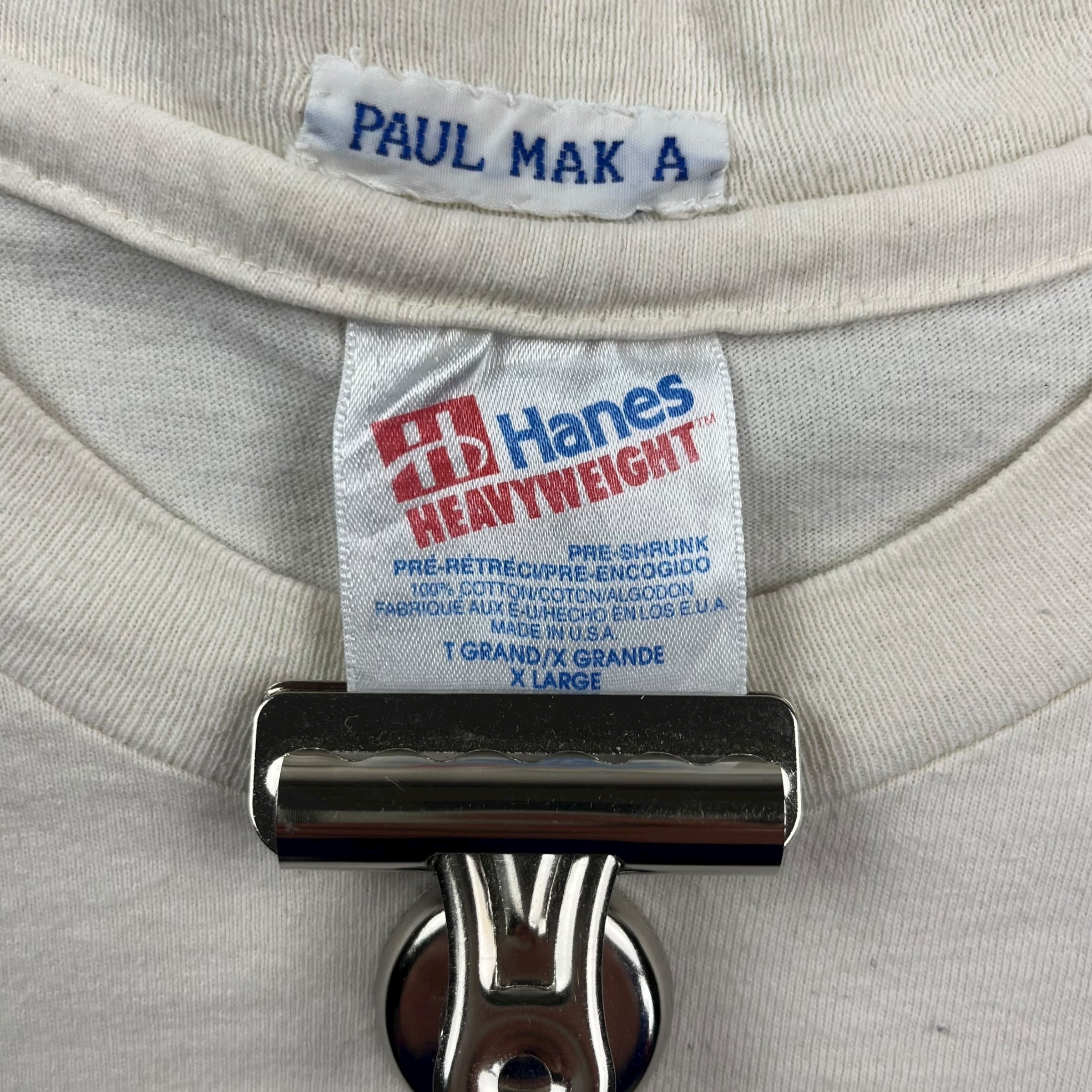 1993 Jurassic Park Tyrannosaurus Rex Tee White