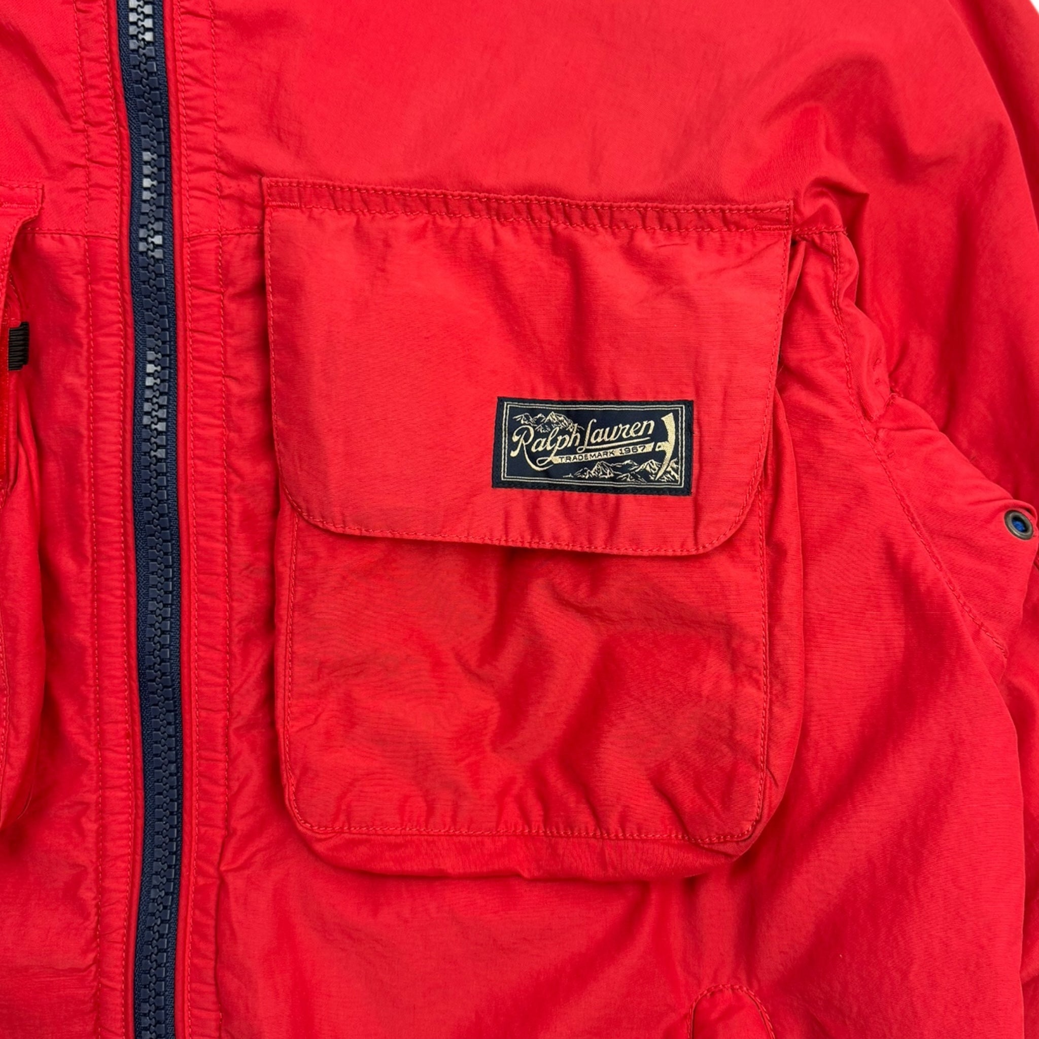 Vintage Polo Ralph Lauren Wading Jacket Red