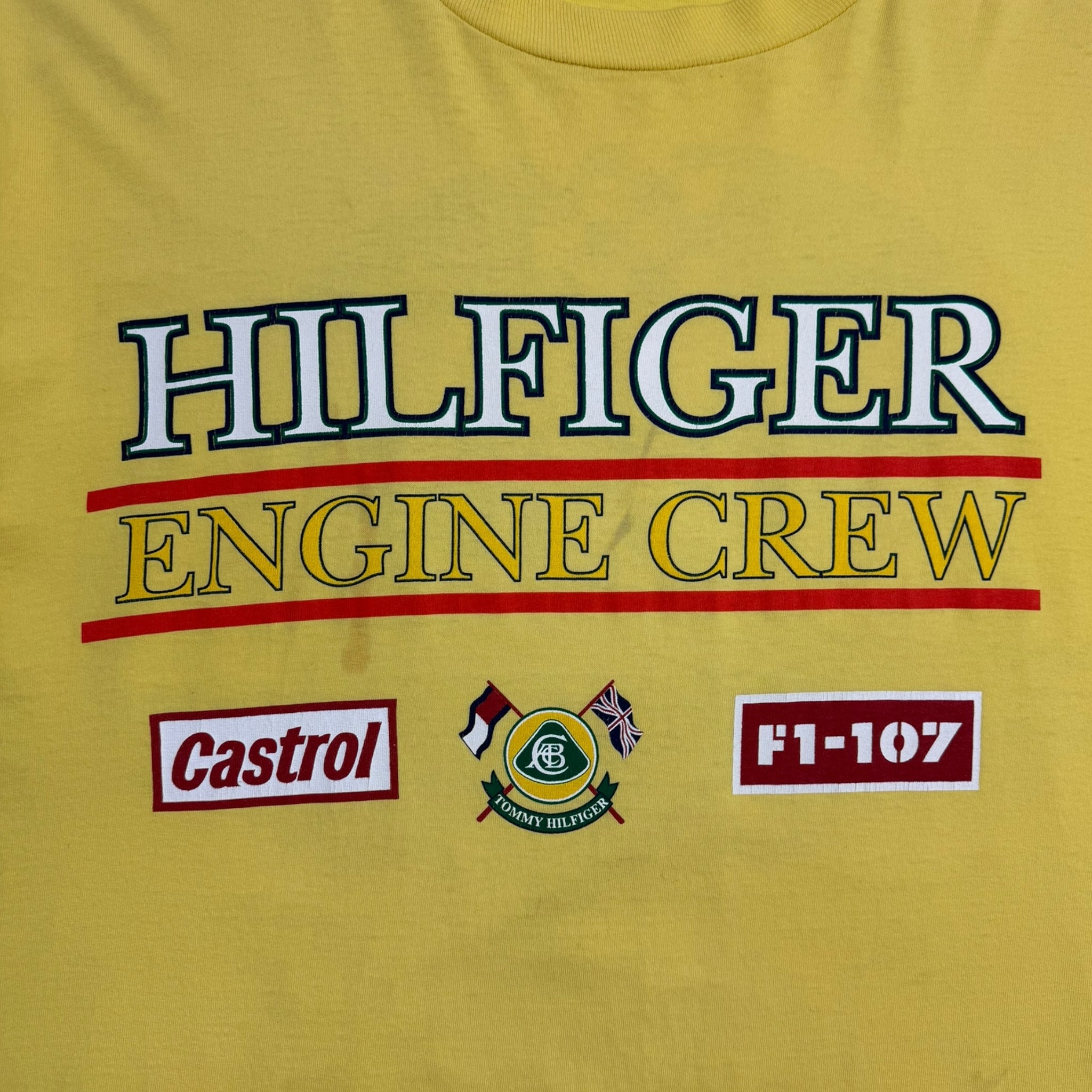 Vintage Tommy Hilfiger F1 Monaco Engine Crew T-Shirt