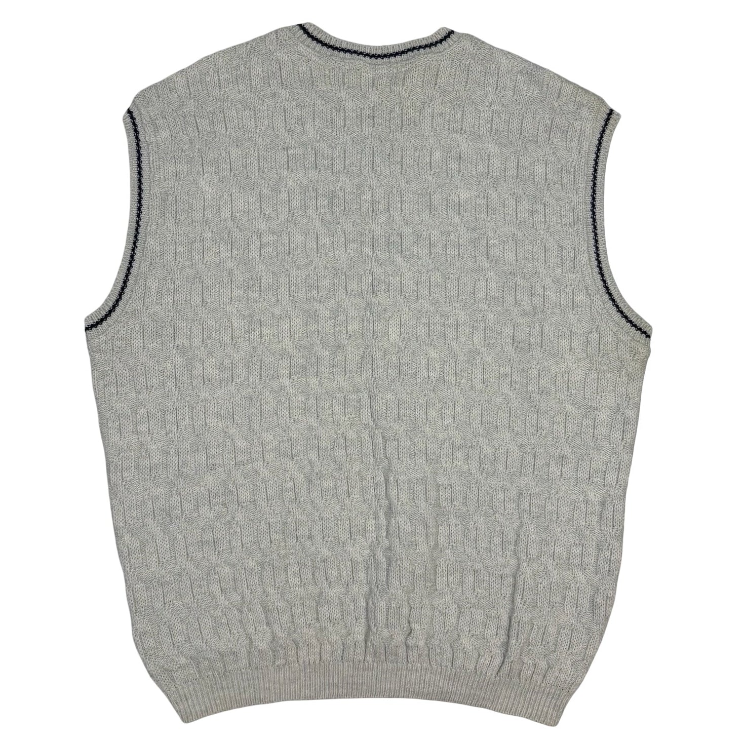 Vintage British Open Golf Knit Vest Grey