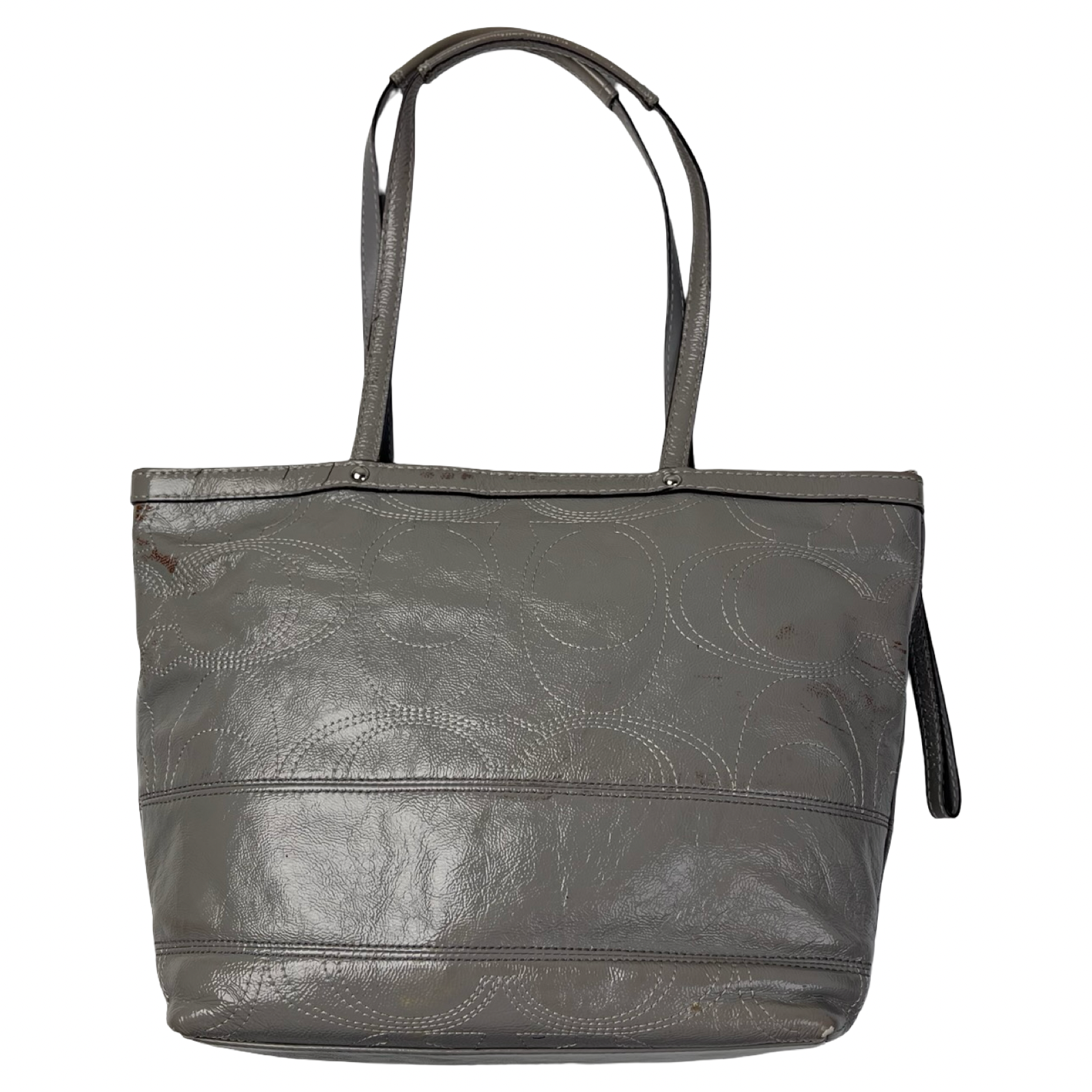 (W) Y2K Coach C All Over Shoulder Bag