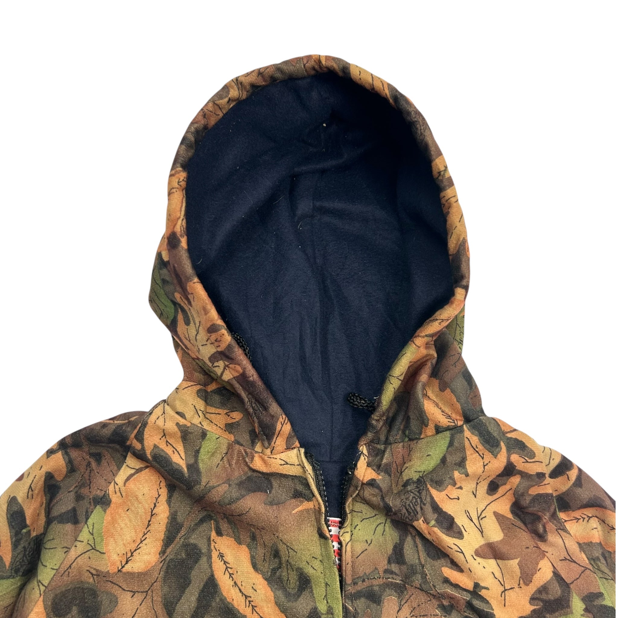 Vintage Racoe Inc Real Leaf Fleece Jacket