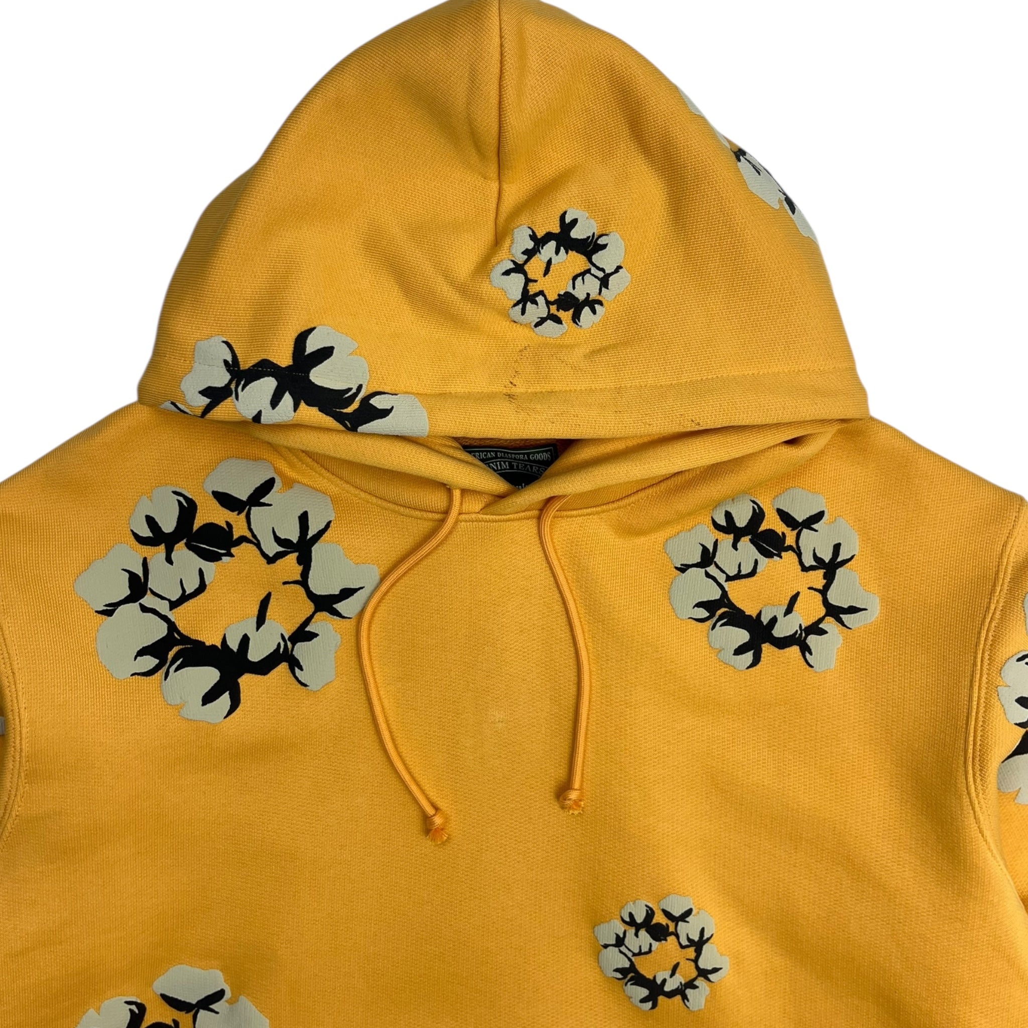 Denim Tears x CPFM Cactus Tears Wreath Hoodie Yellow