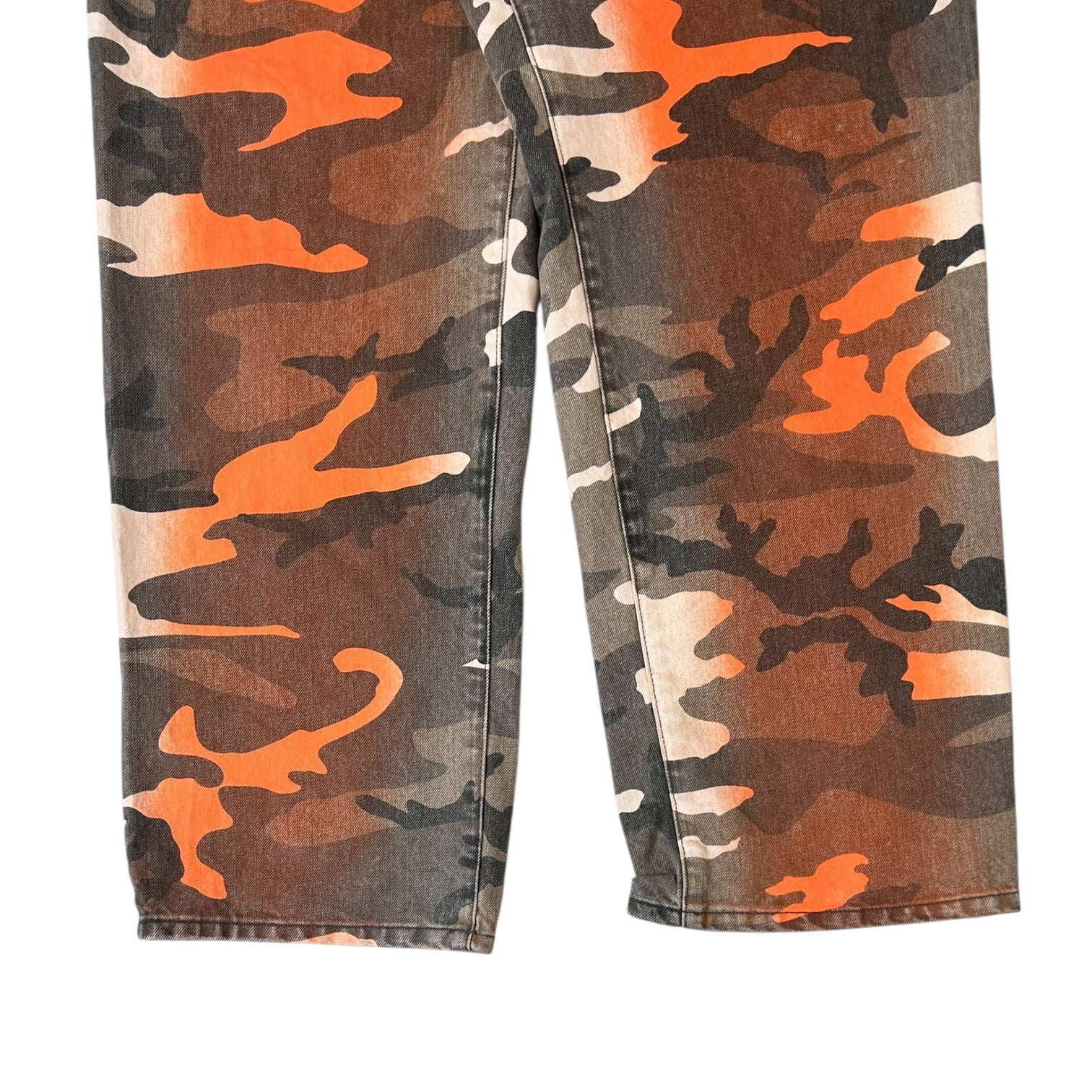 Stussy Big Ol Jeans Orange Camo