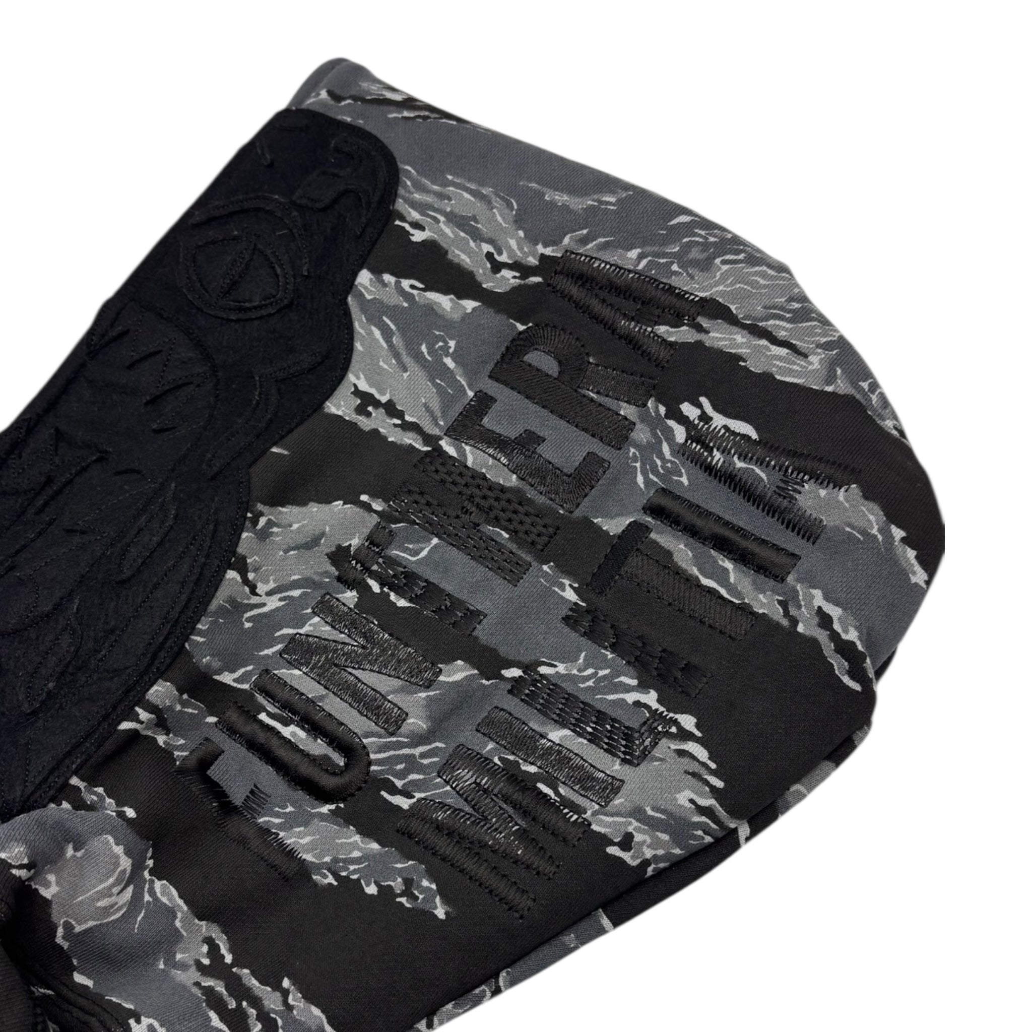 BAPE Tiger Camo Tiger Full Zip Hoodie Black