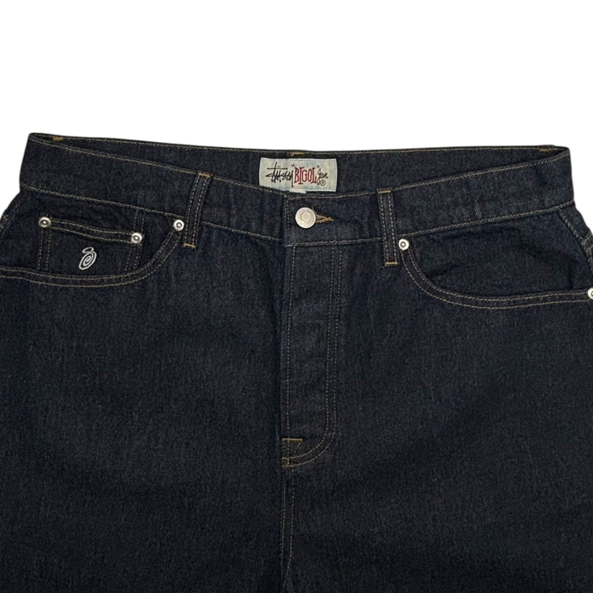 Stussy Big Ol Denim Shorts Rinsed Indigo