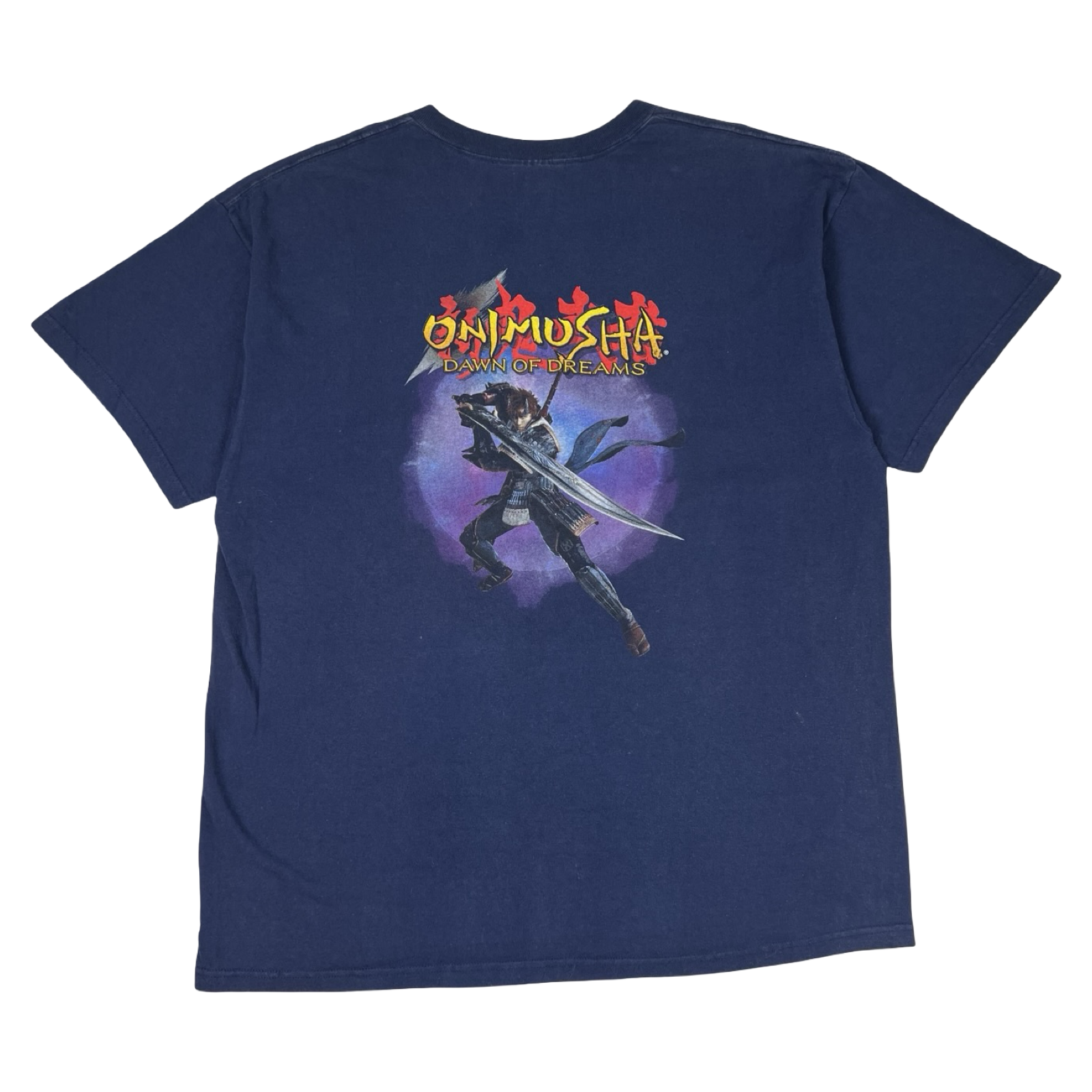 Vintage Capcom Onimusha: Dawn of Dreams Promotional T-Shirt Navy