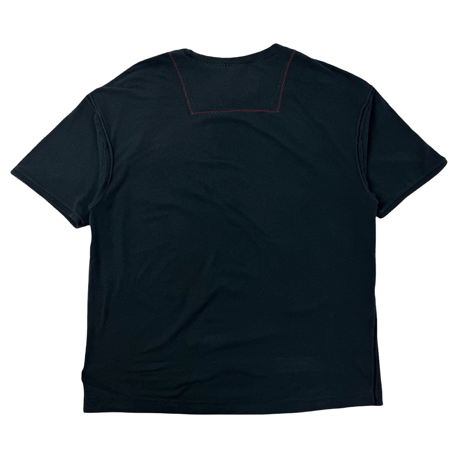 Vintage Y2K Parasuco Inside Out T-Shirt Washed Black