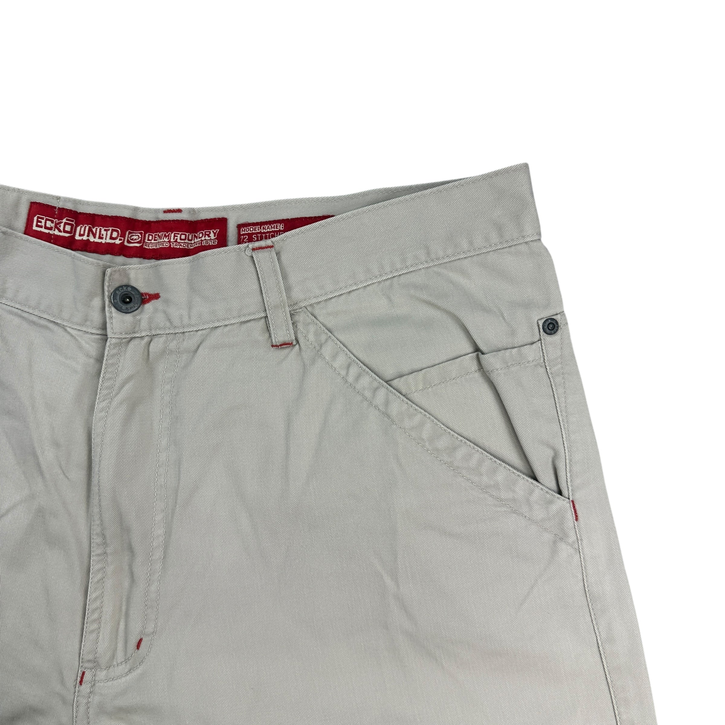 Vintage Y2K Ecko Unltd Cargo Shorts Tan