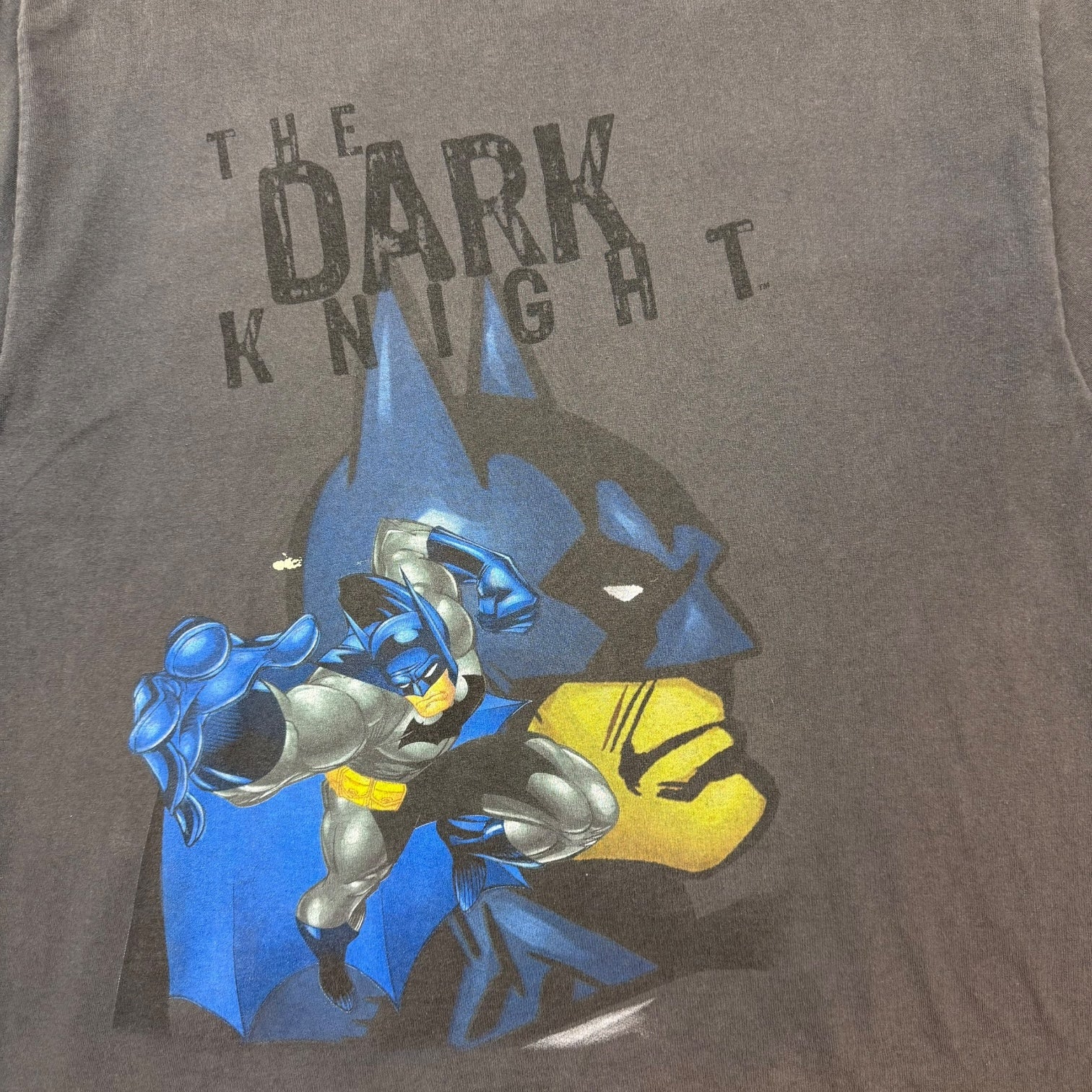 Vintage Six Flags Batman The Dark Knight Tee Grey