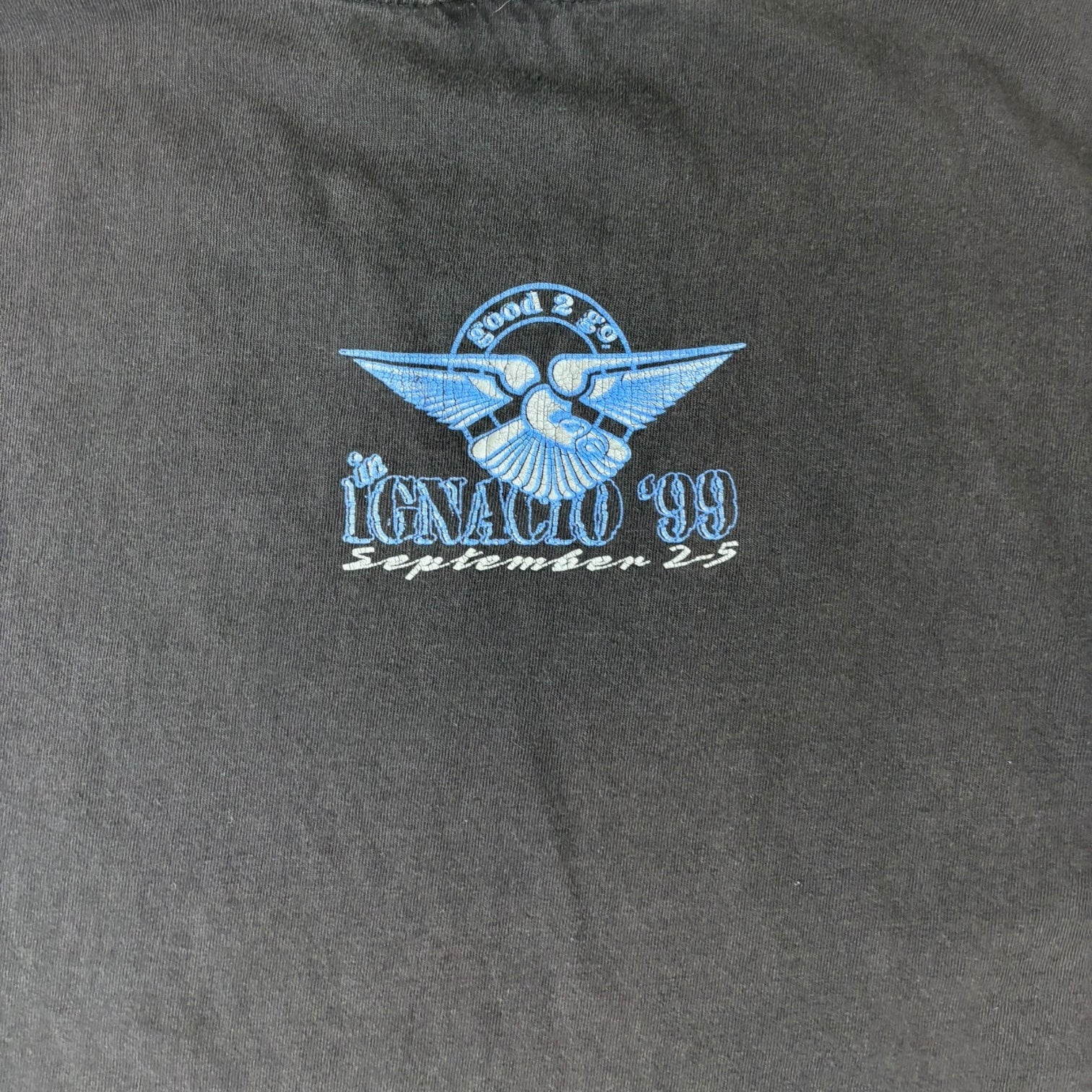 Vintage 1999 Good 2 Go In Ignacio T-Shirt Black