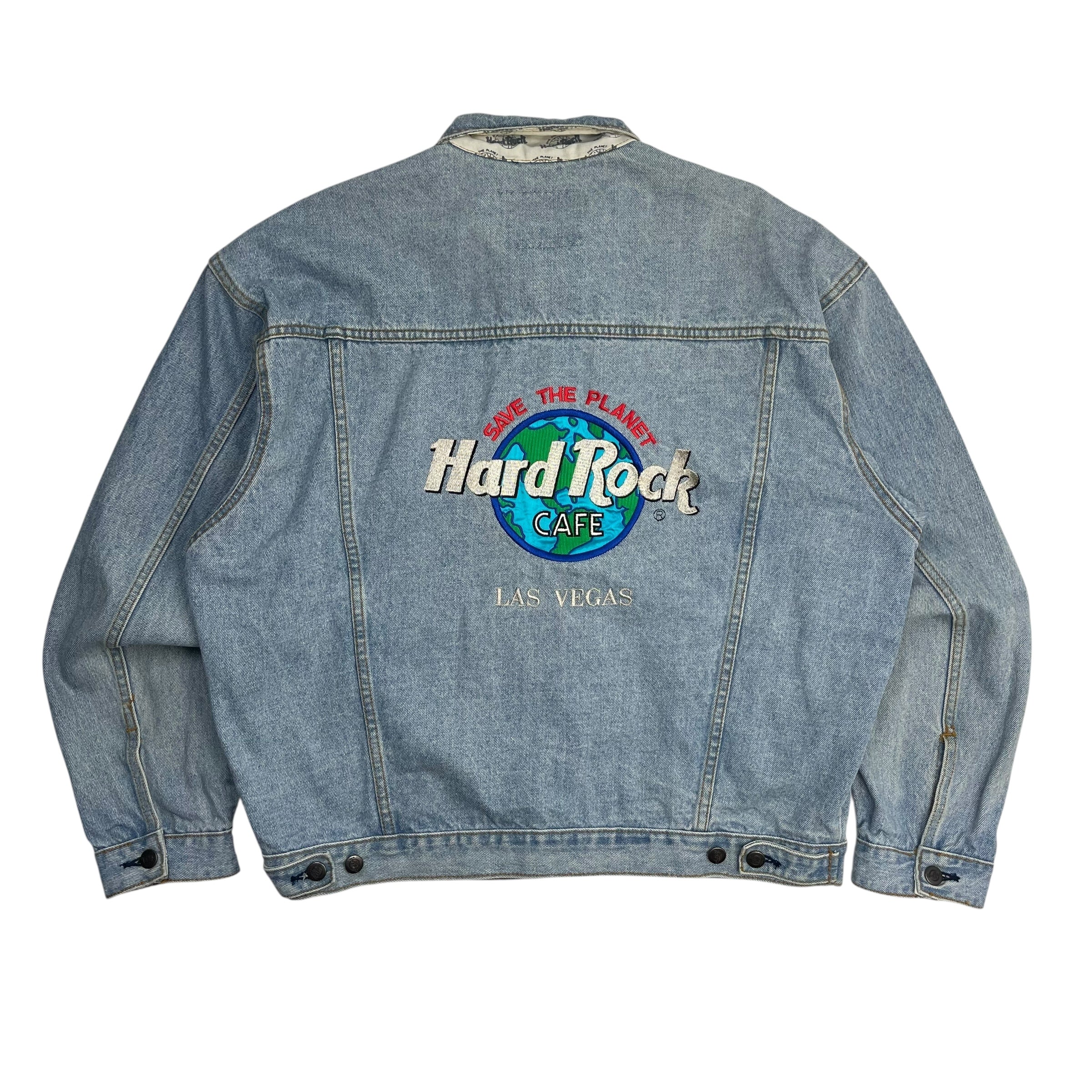 Vintage Hard Rock Cafe Las Vegas Denim Jacket