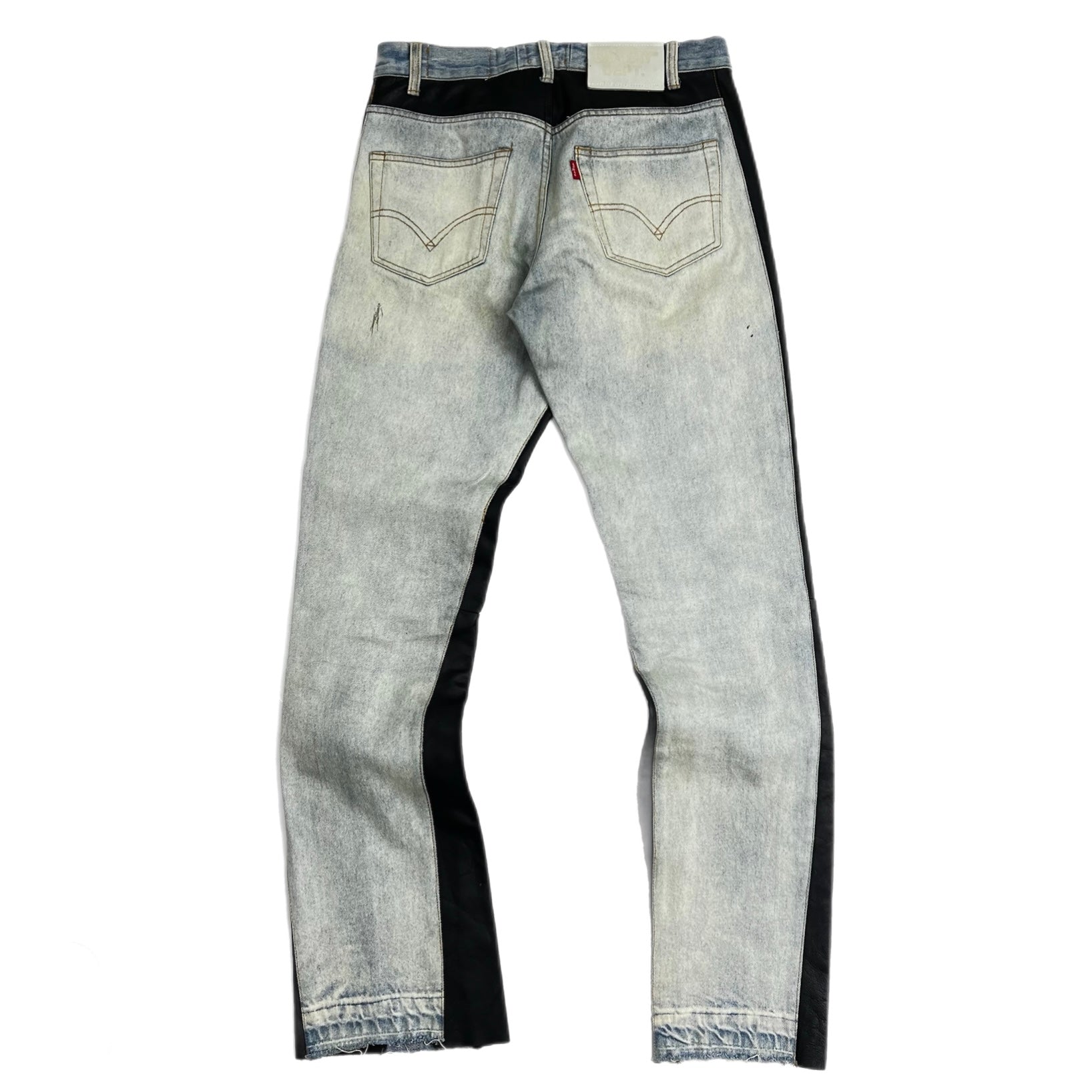 Gallery Dept Levi’s Bronco Leather Flare G Patch Jeans