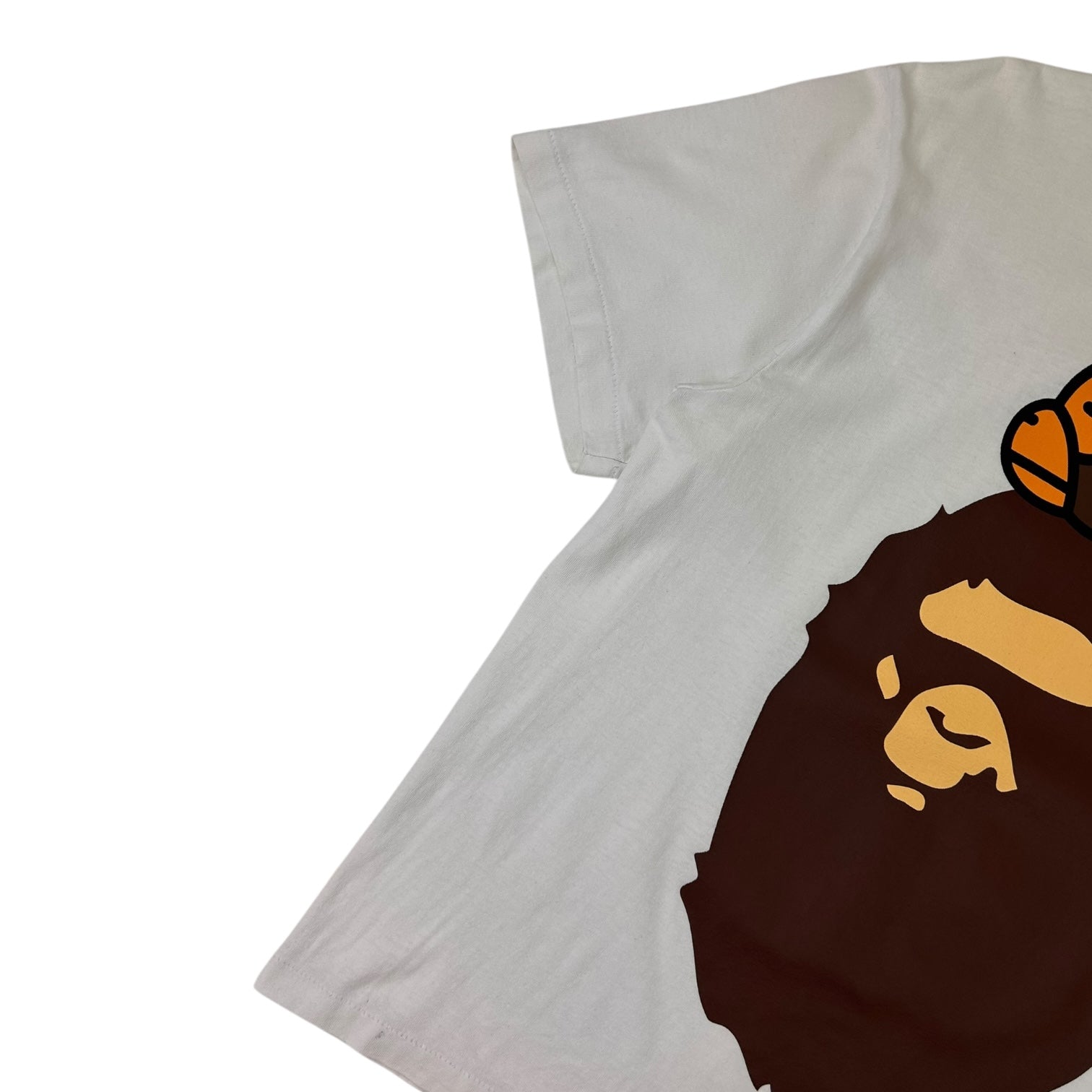 Bape Milo On Big Ape T-Shirt White