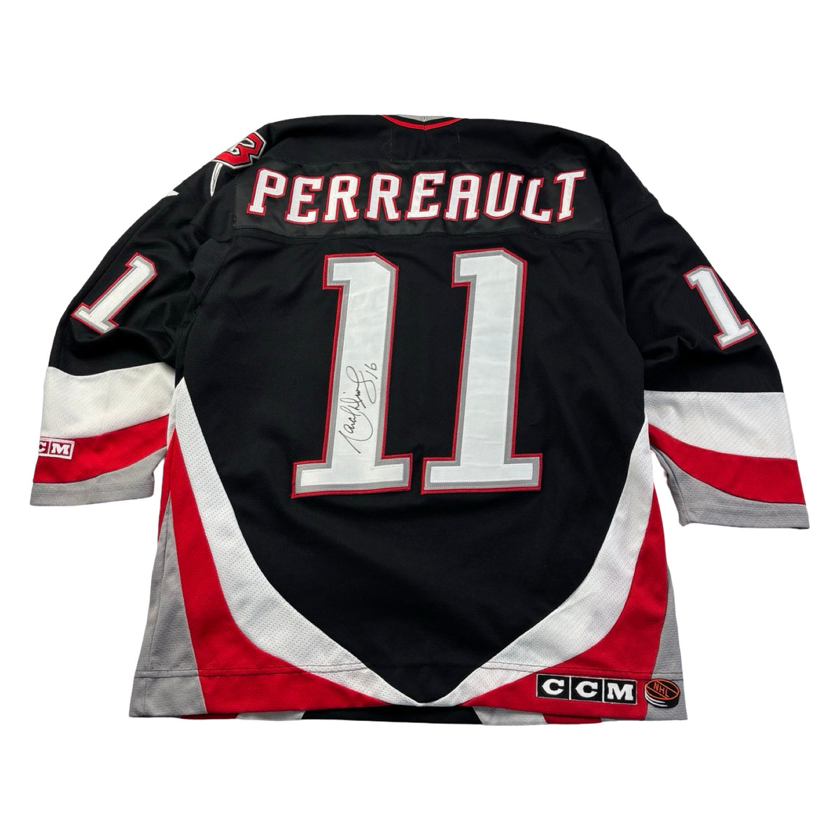 Vintage CCM Buffalo Sabres Gilbert Perreault NHL Away Jersey