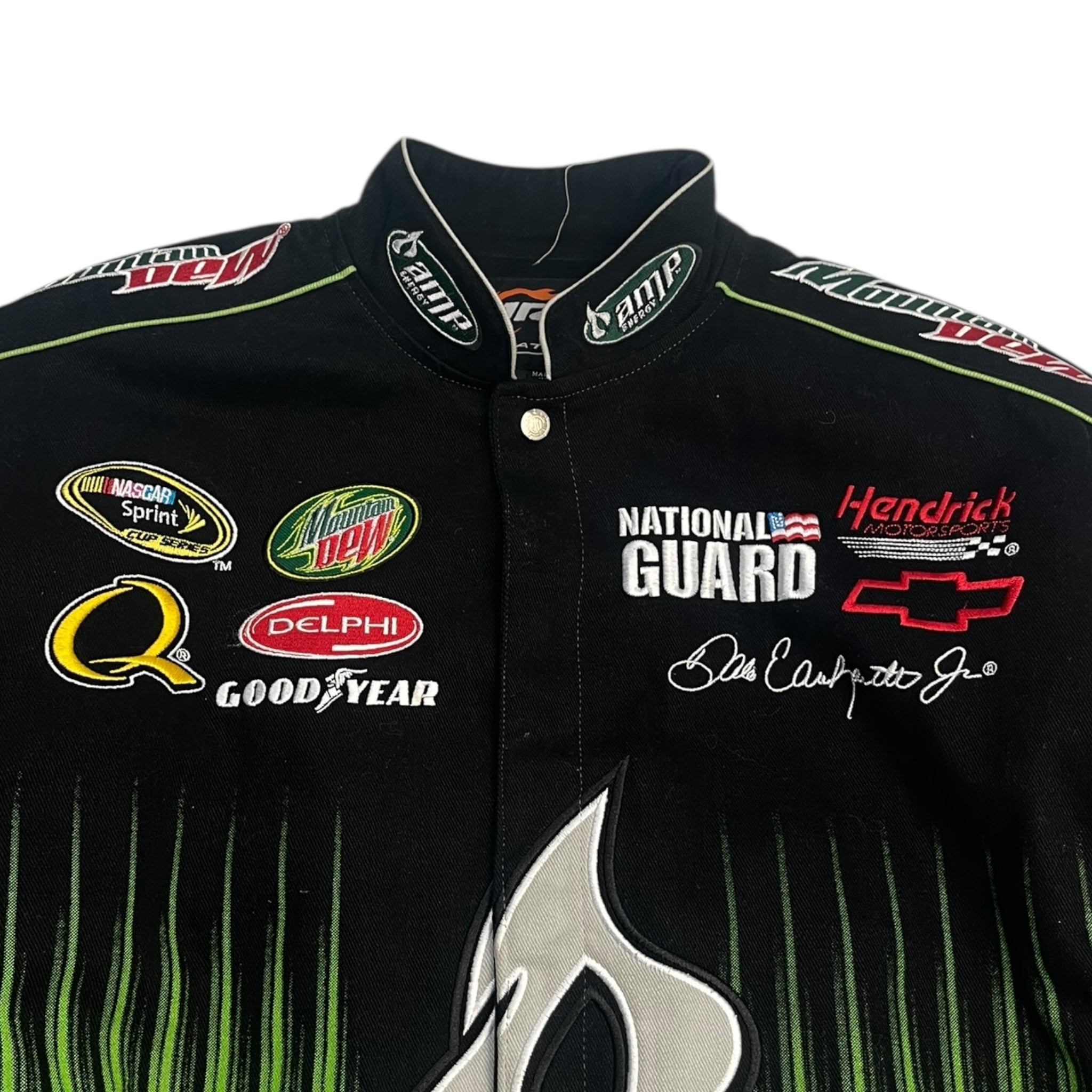 Vintage Dale Earnhardt Jr AMP Mountain Dew NASCAR Jacket