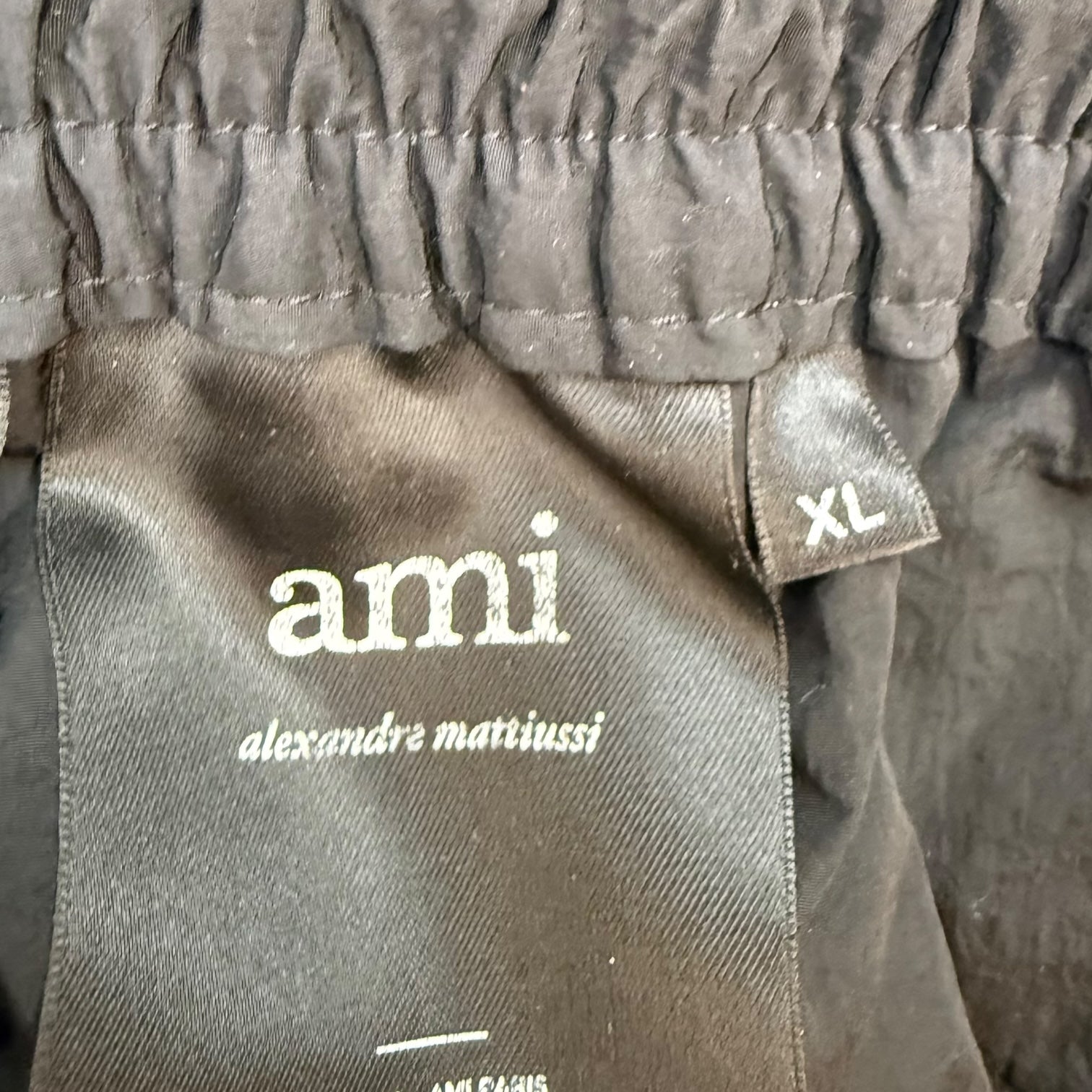 Ami Nylon Shorts Black