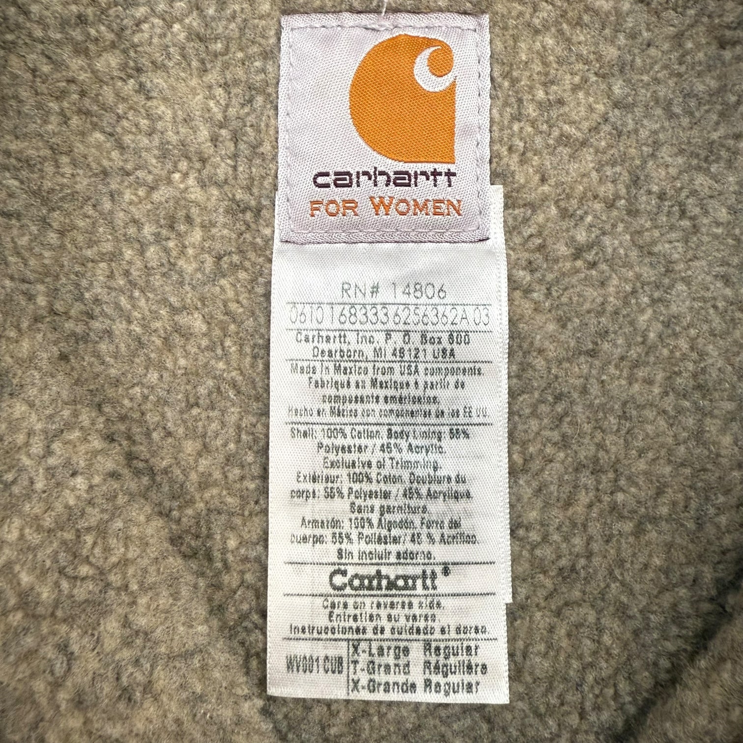 Vintage Carhartt Women’s Vest Light Blue