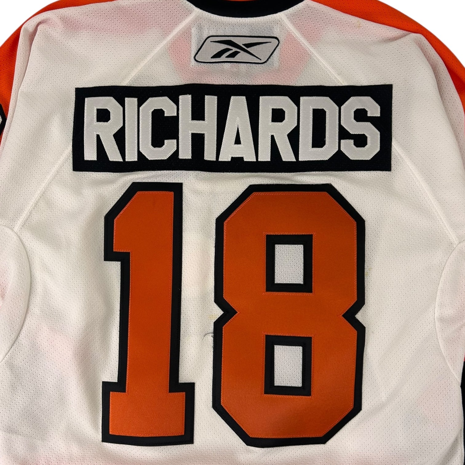 Philadelphia Flyers Reebok Mike Richard’s Jersey Orange/White
