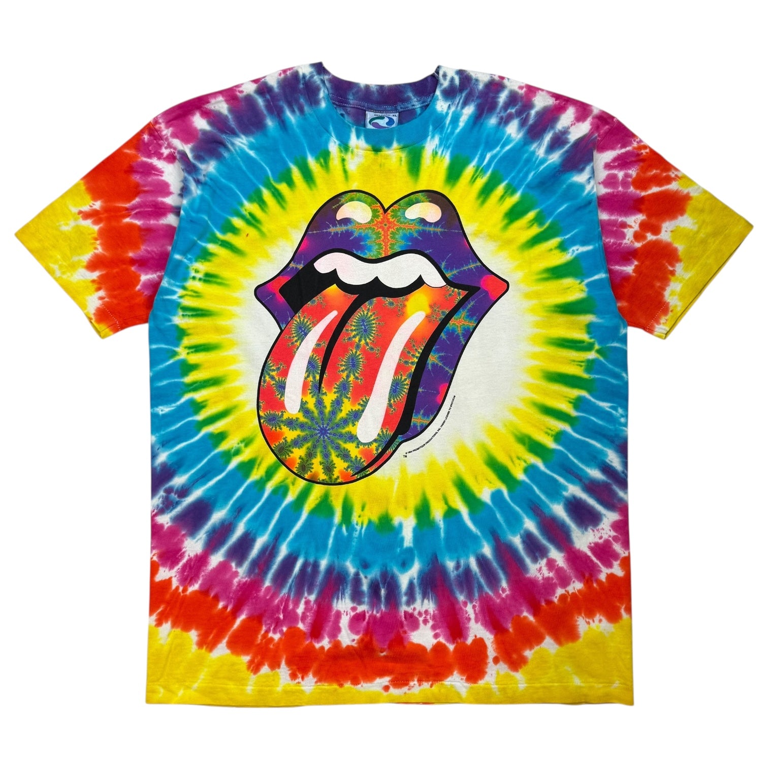 1994 Rolling Stones Tie Dye Tee Multicolour