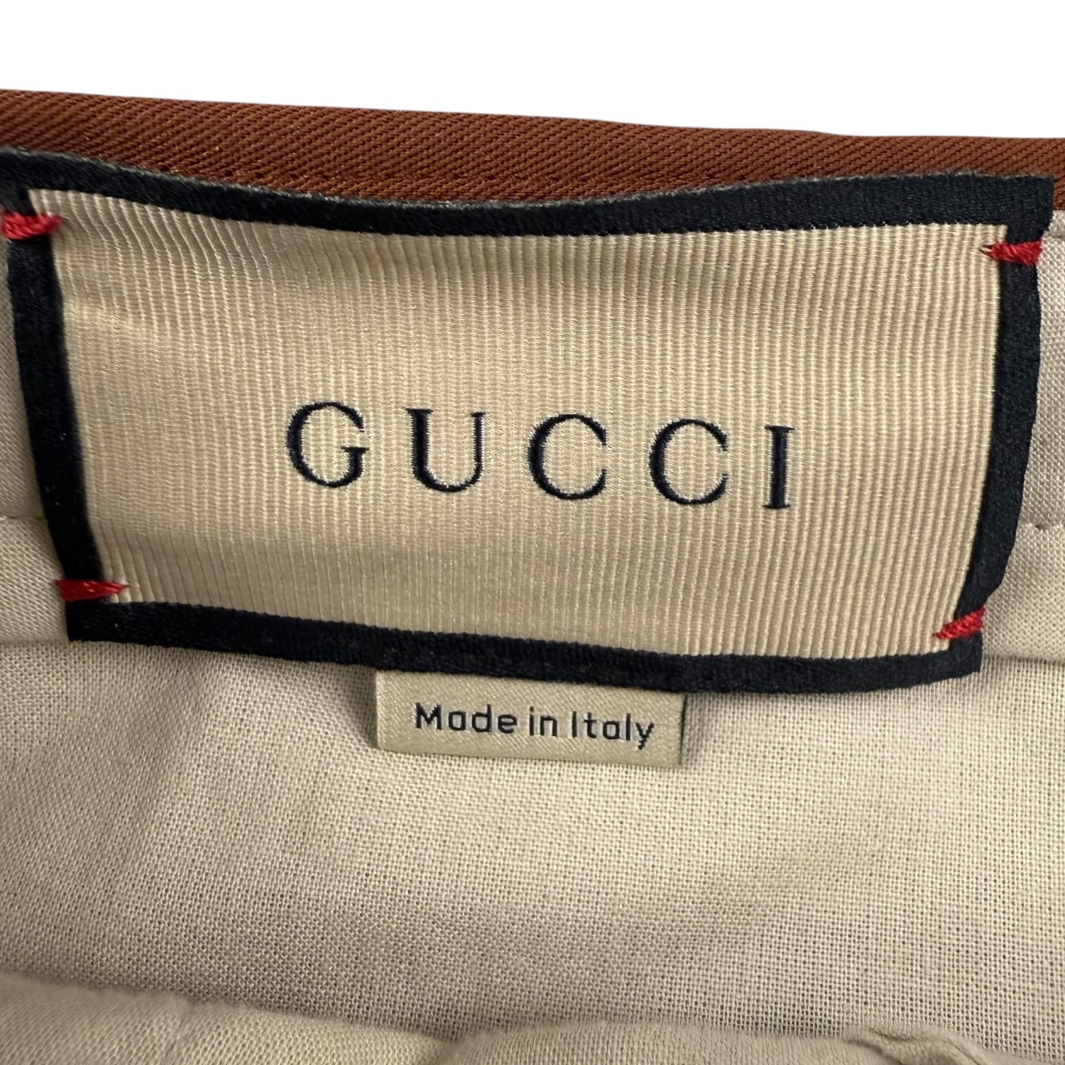 Gucci Pleated Trousers Brown