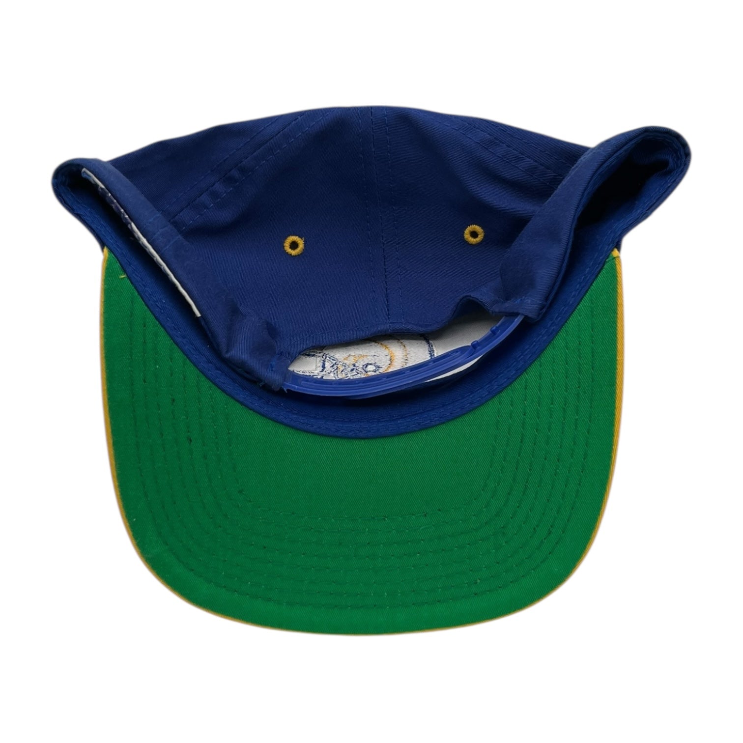 Vintage St. Louis Rams Snapback Hat Blue/Yellow