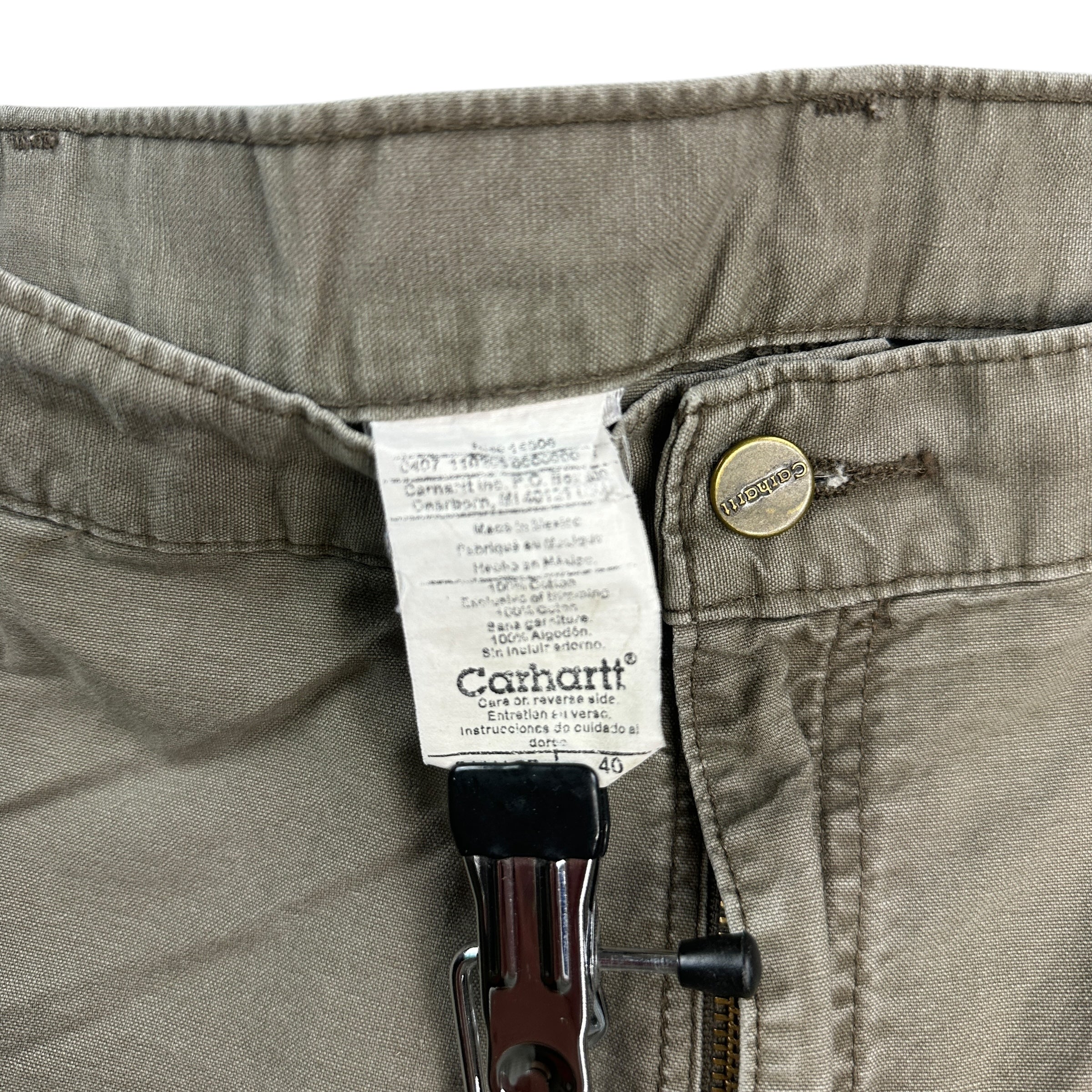 Vintage Carhartt Cargo Shorts Taupe